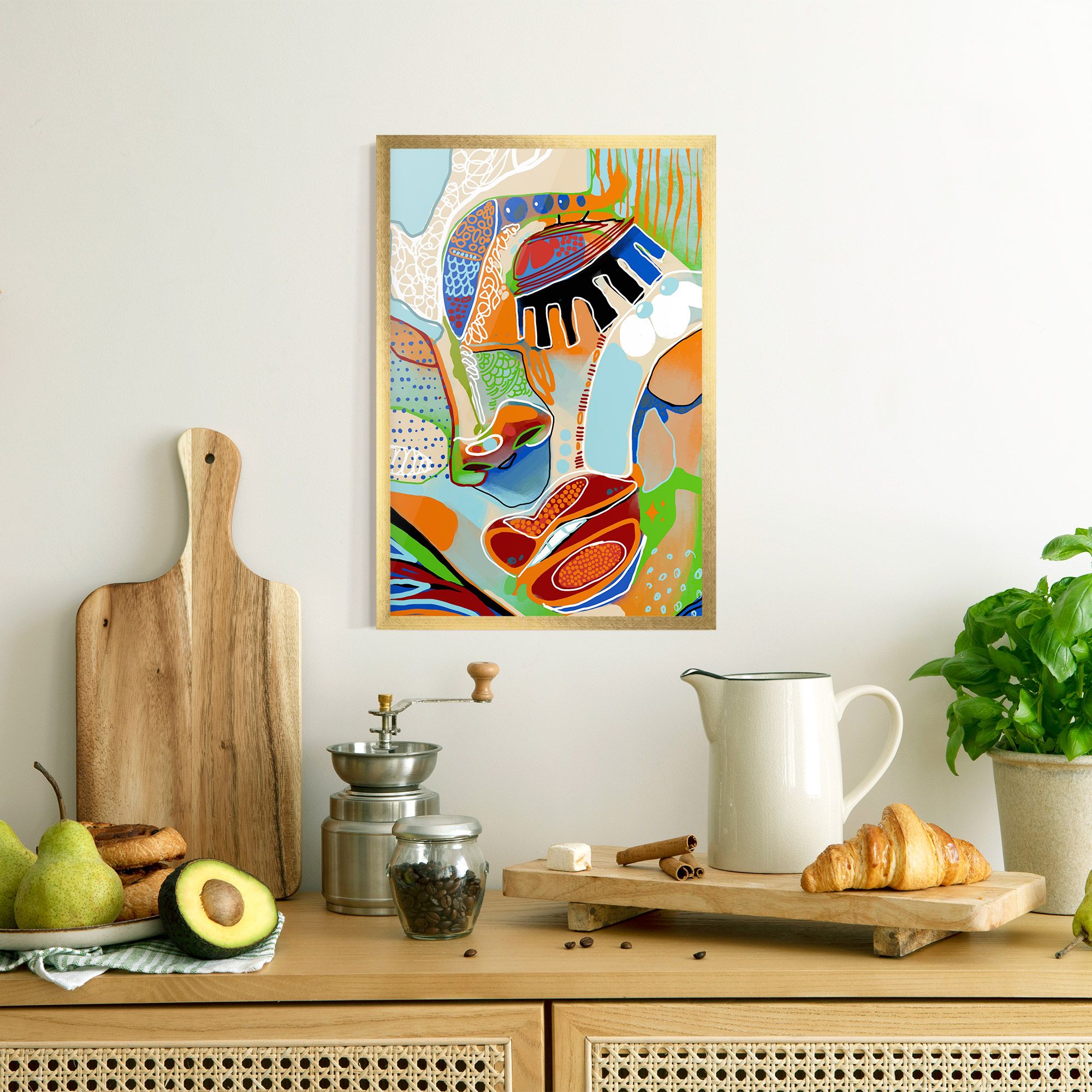 Abstract Face Art mockup 8