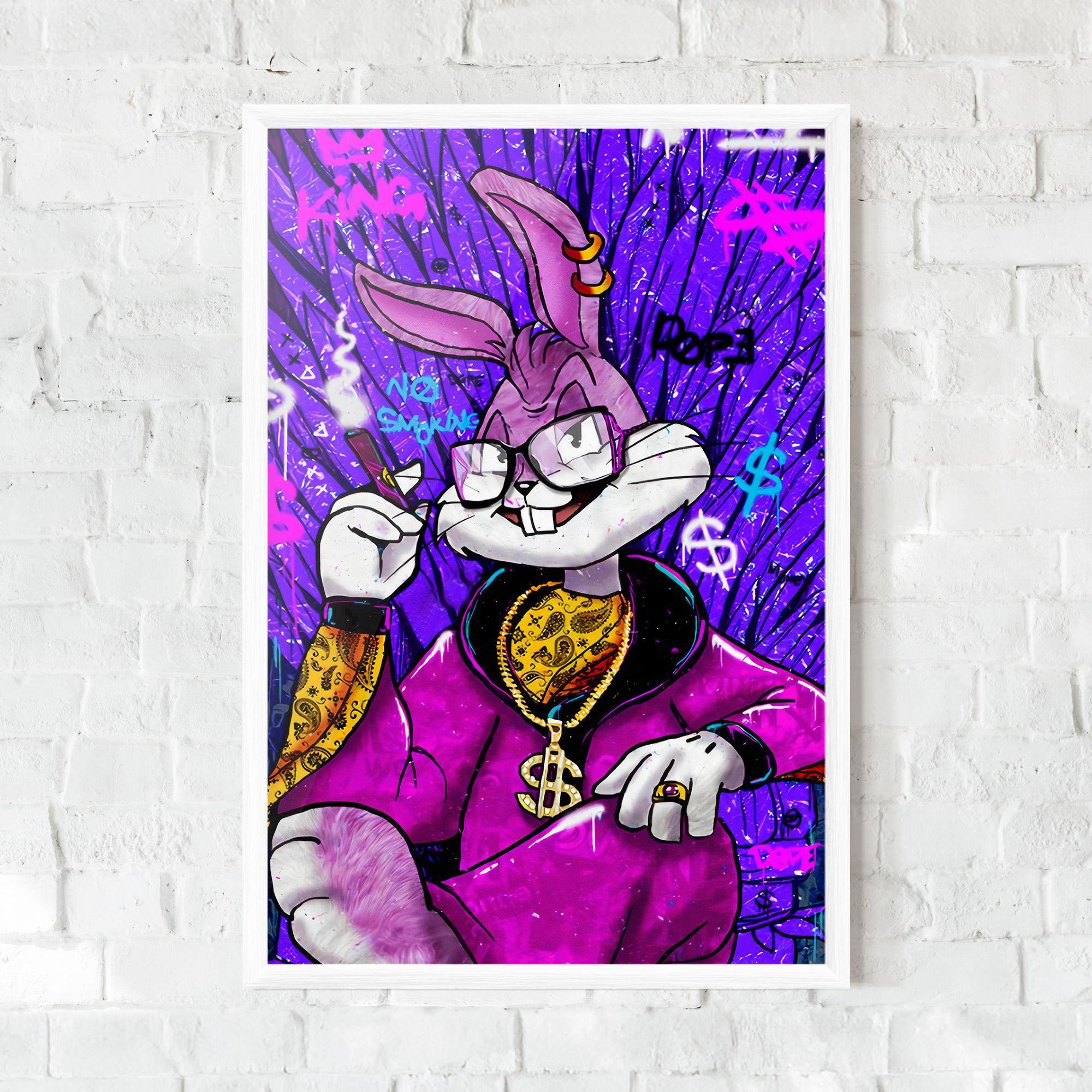 Poster Înrămat Boss Buny mockup 0