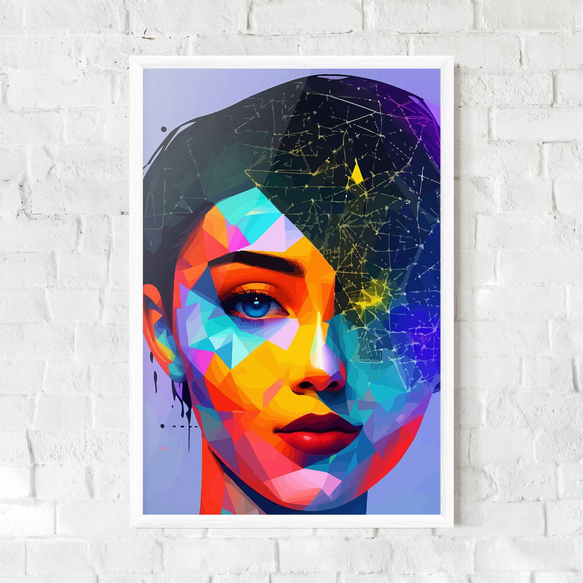 Poster Înrămat Internet Hyperrealism mockup 0