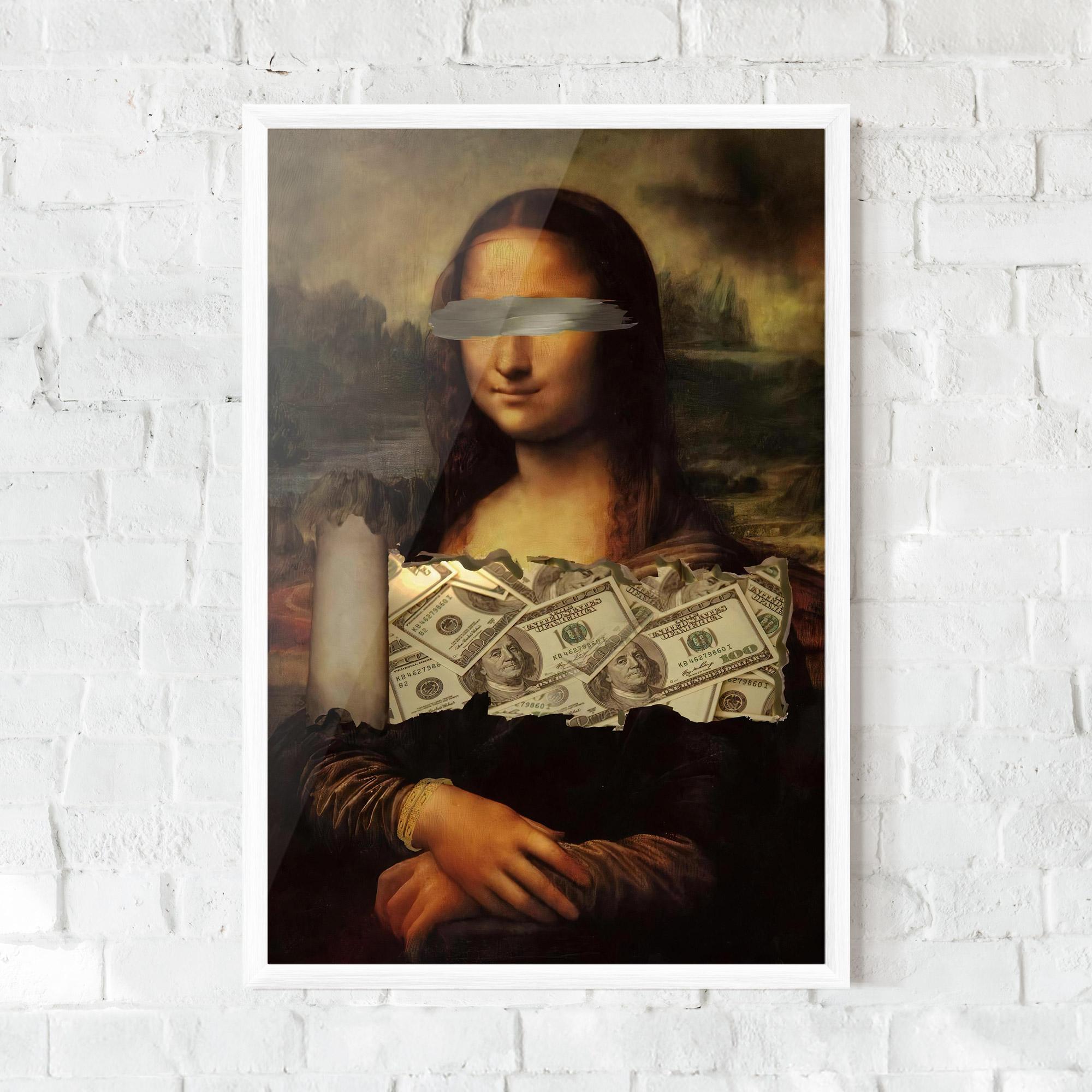 Poster Înrămat Money Lisa mockup 0