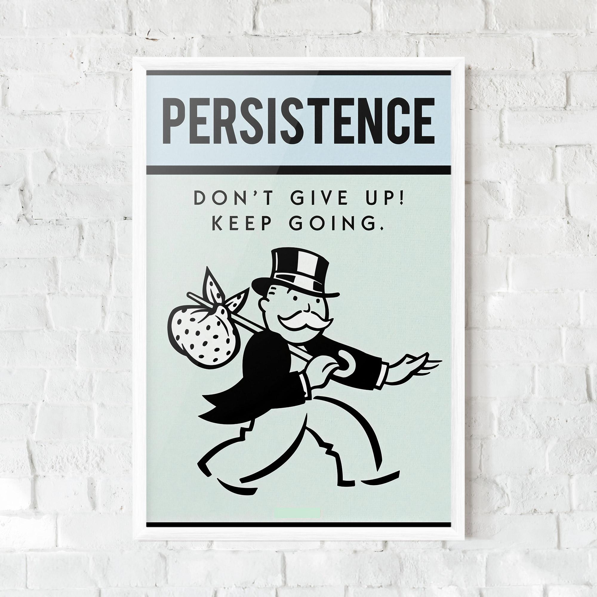 Poster Înrămat Persistence mockup 0