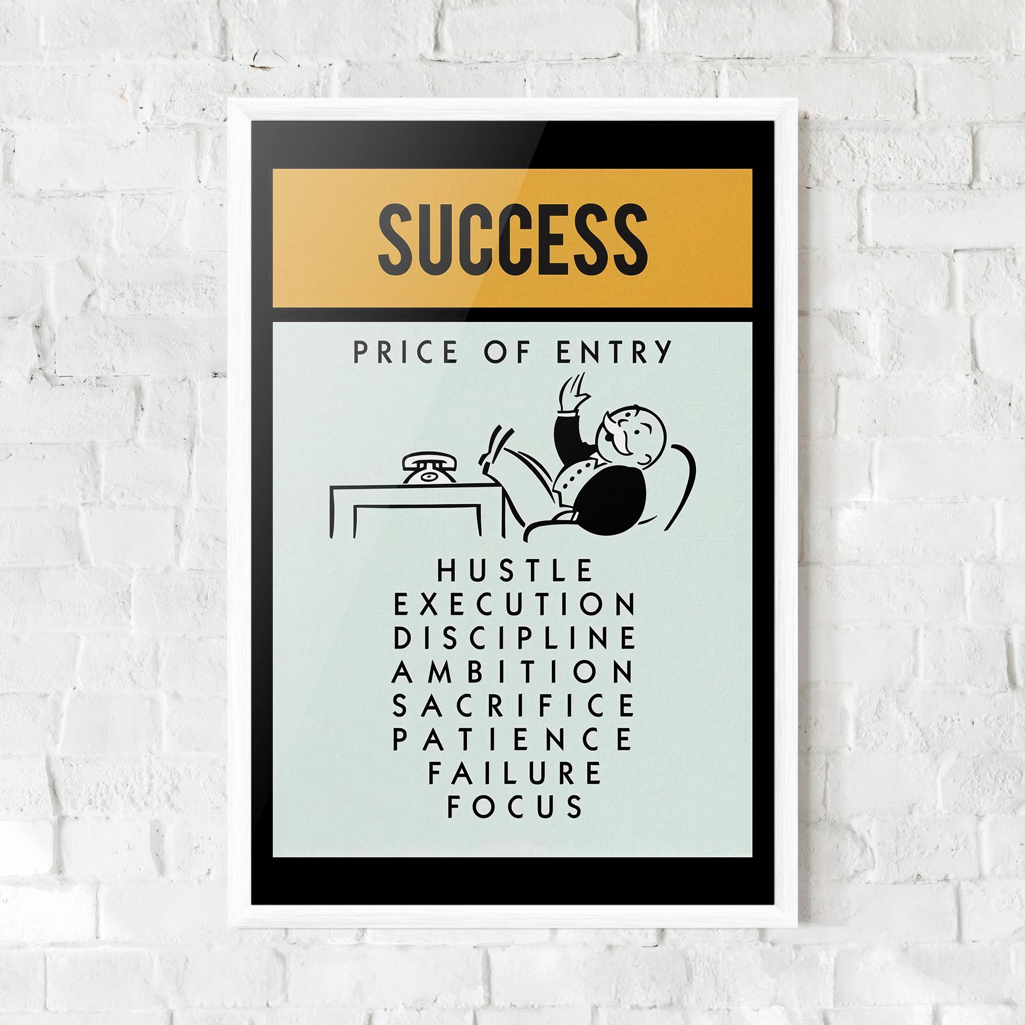 Poster Înrămat Successs mockup 0