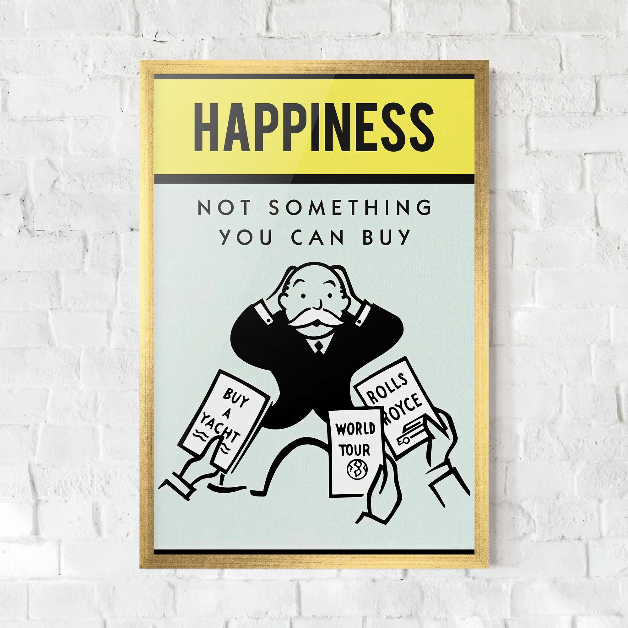Poster Înrămat Happines mockup 0