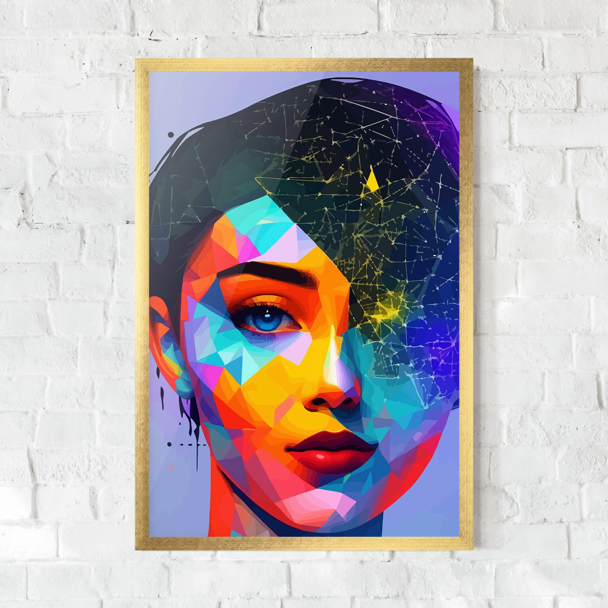 Poster Înrămat Internet Hyperrealism mockup 0