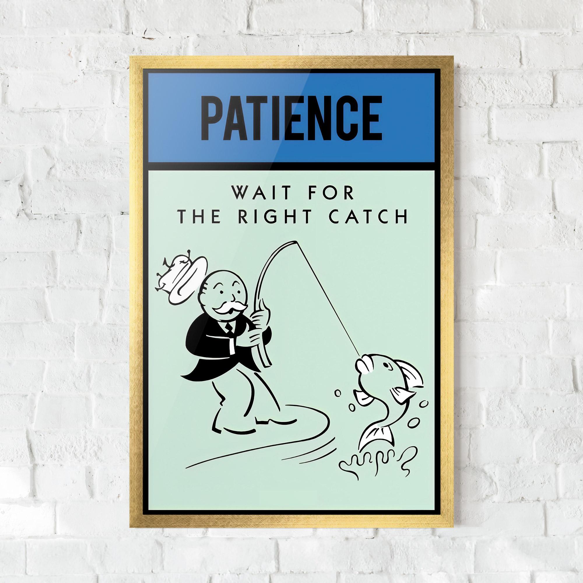 Poster Înrămat Patience mockup 0