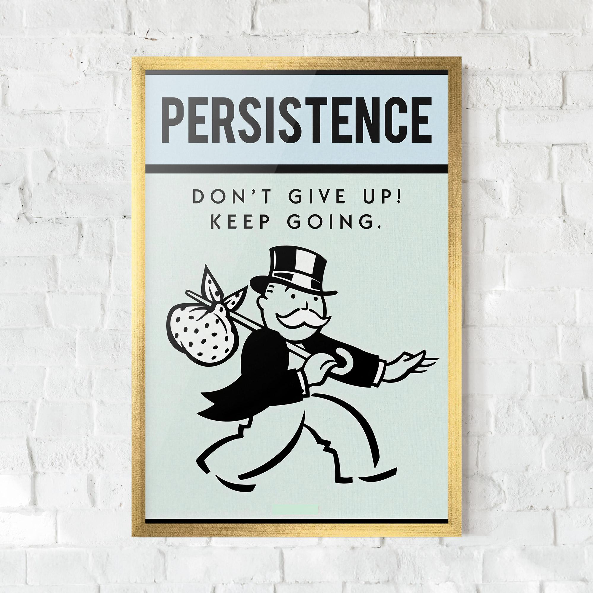 Poster Înrămat Persistence mockup 0