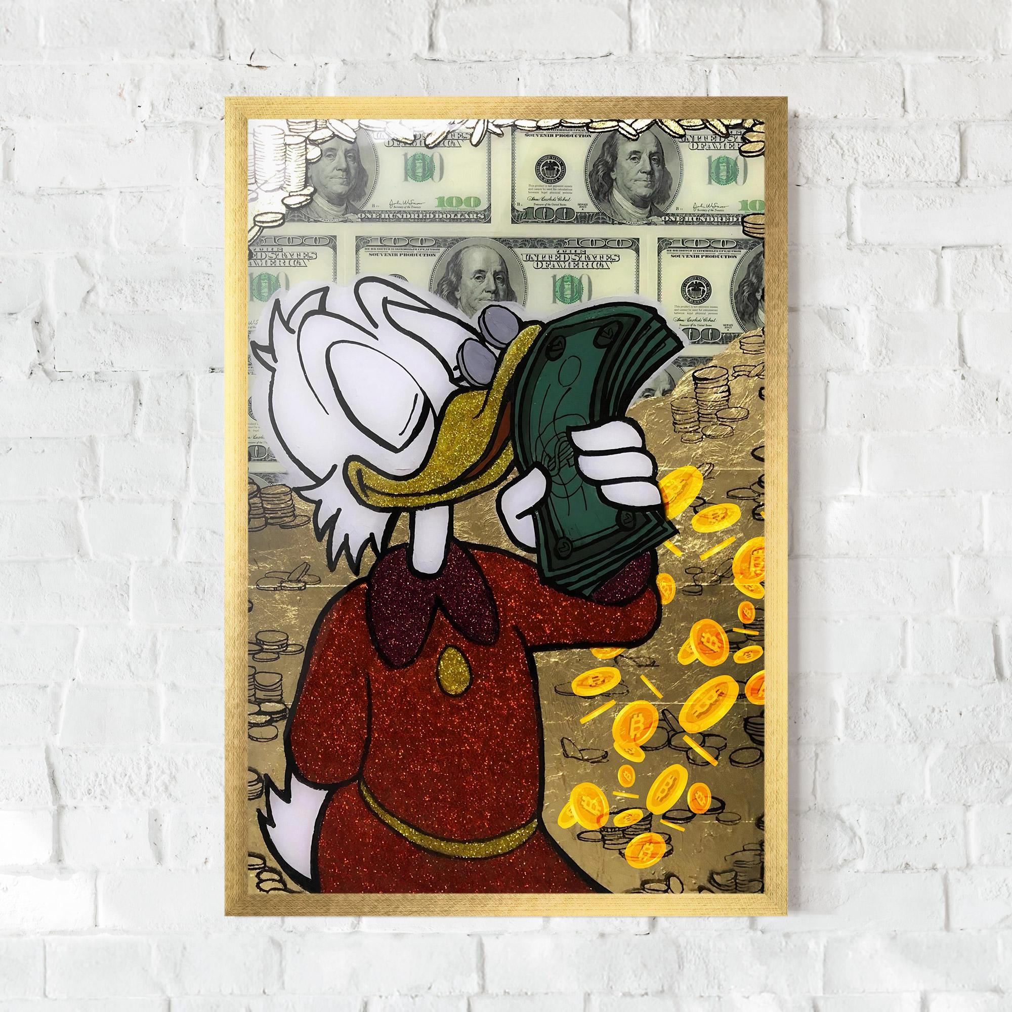 Poster Înrămat Smell Like Money mockup 0
