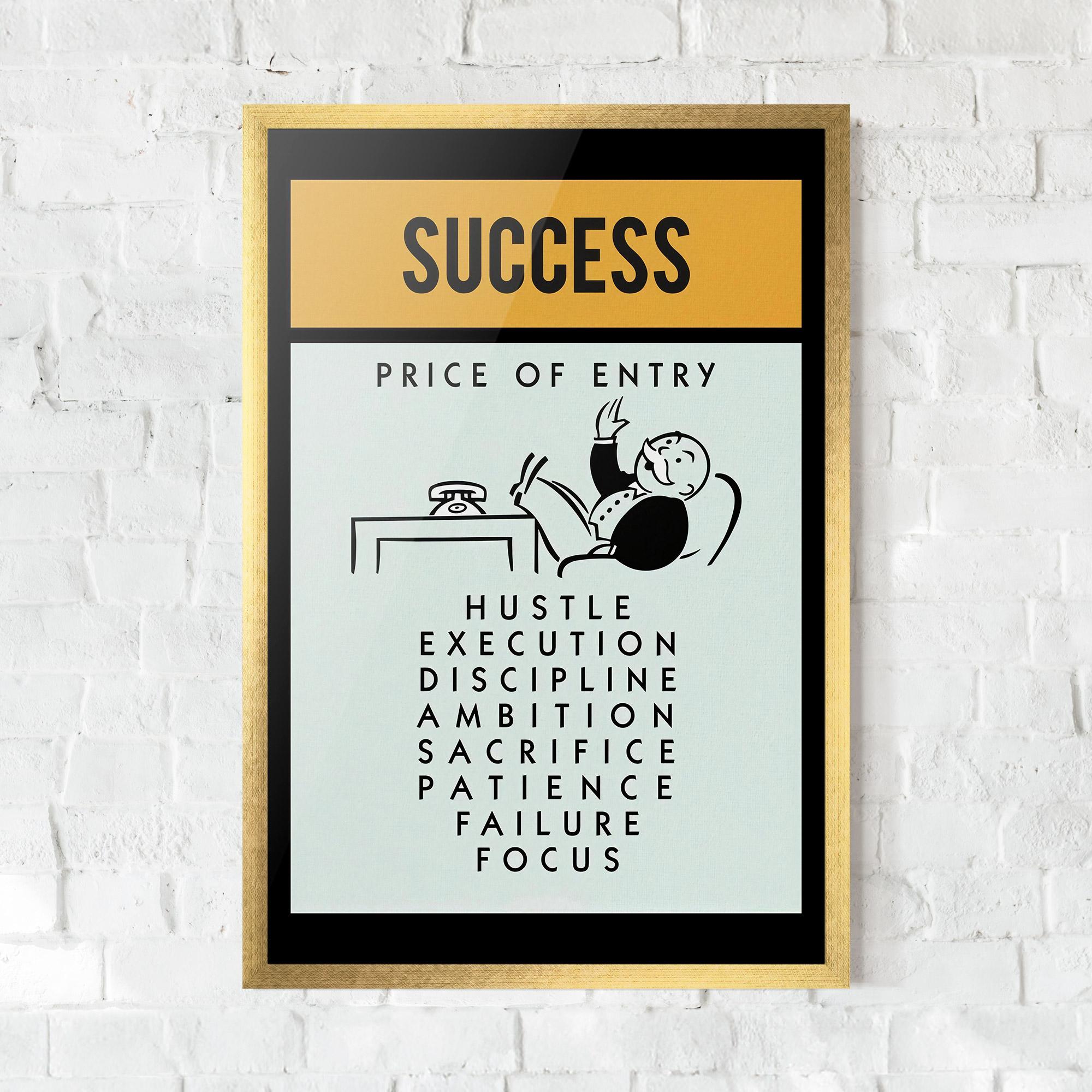 Poster Înrămat Successs mockup 0