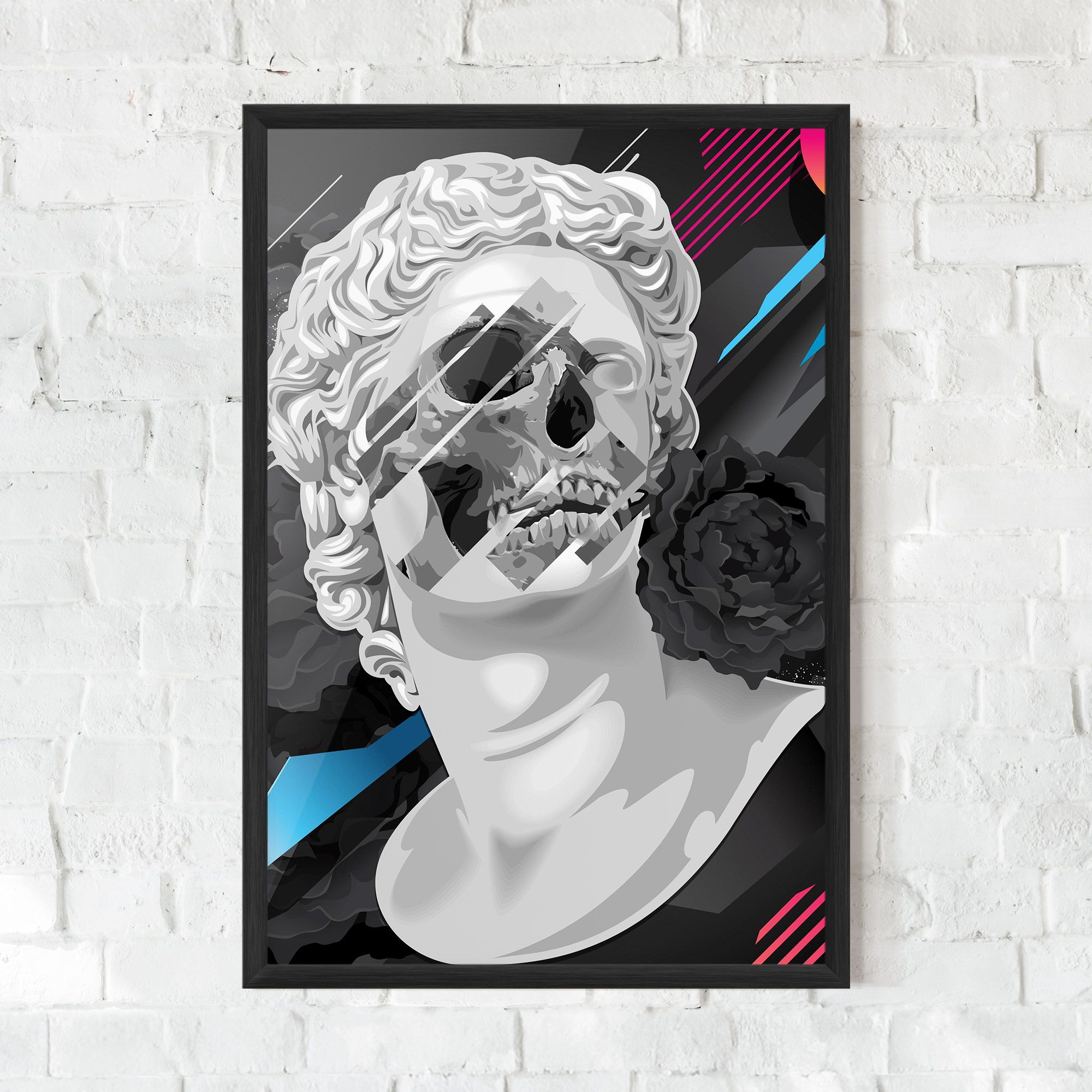 Black Rose Statue mockup 0