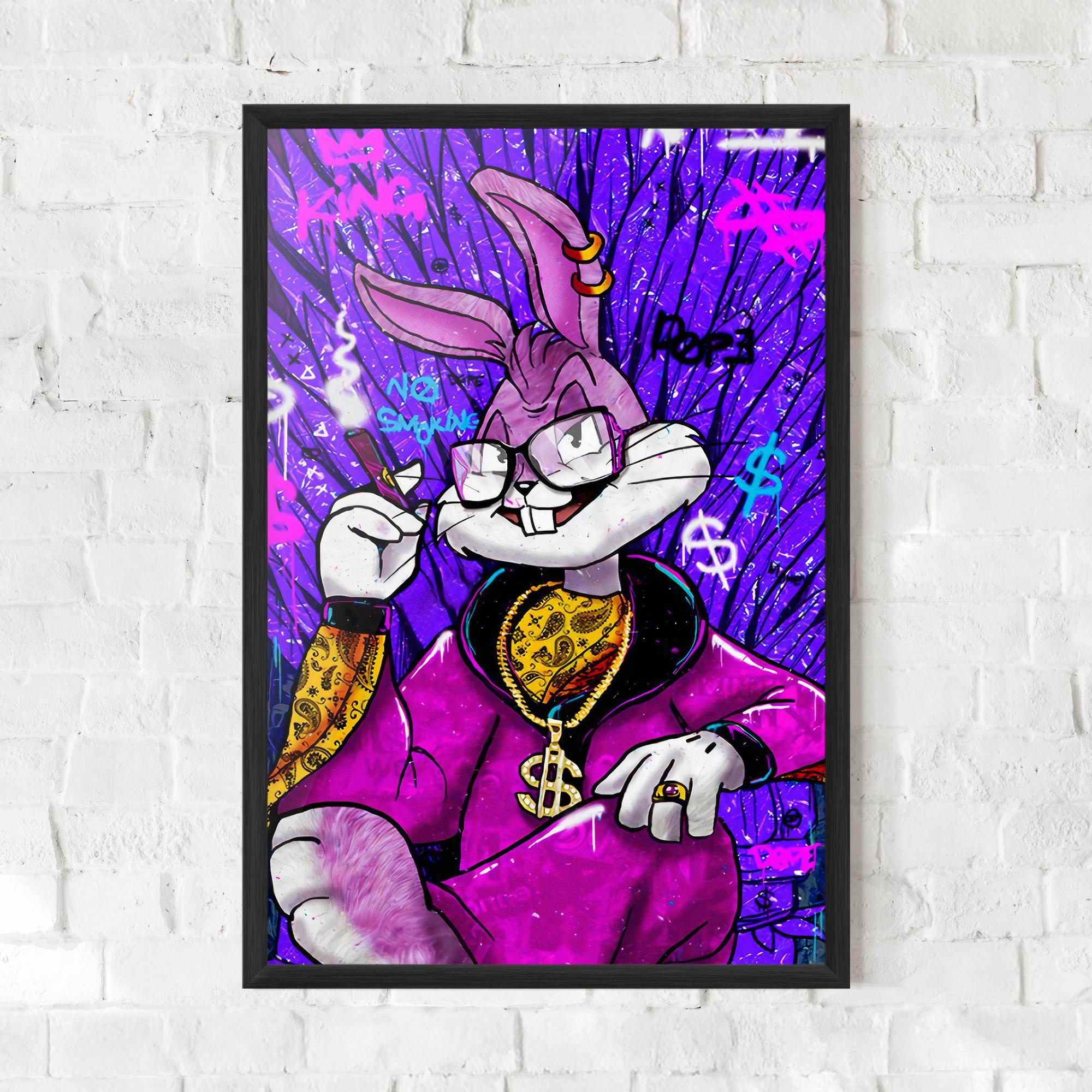 Poster Înrămat Boss Buny mockup 0