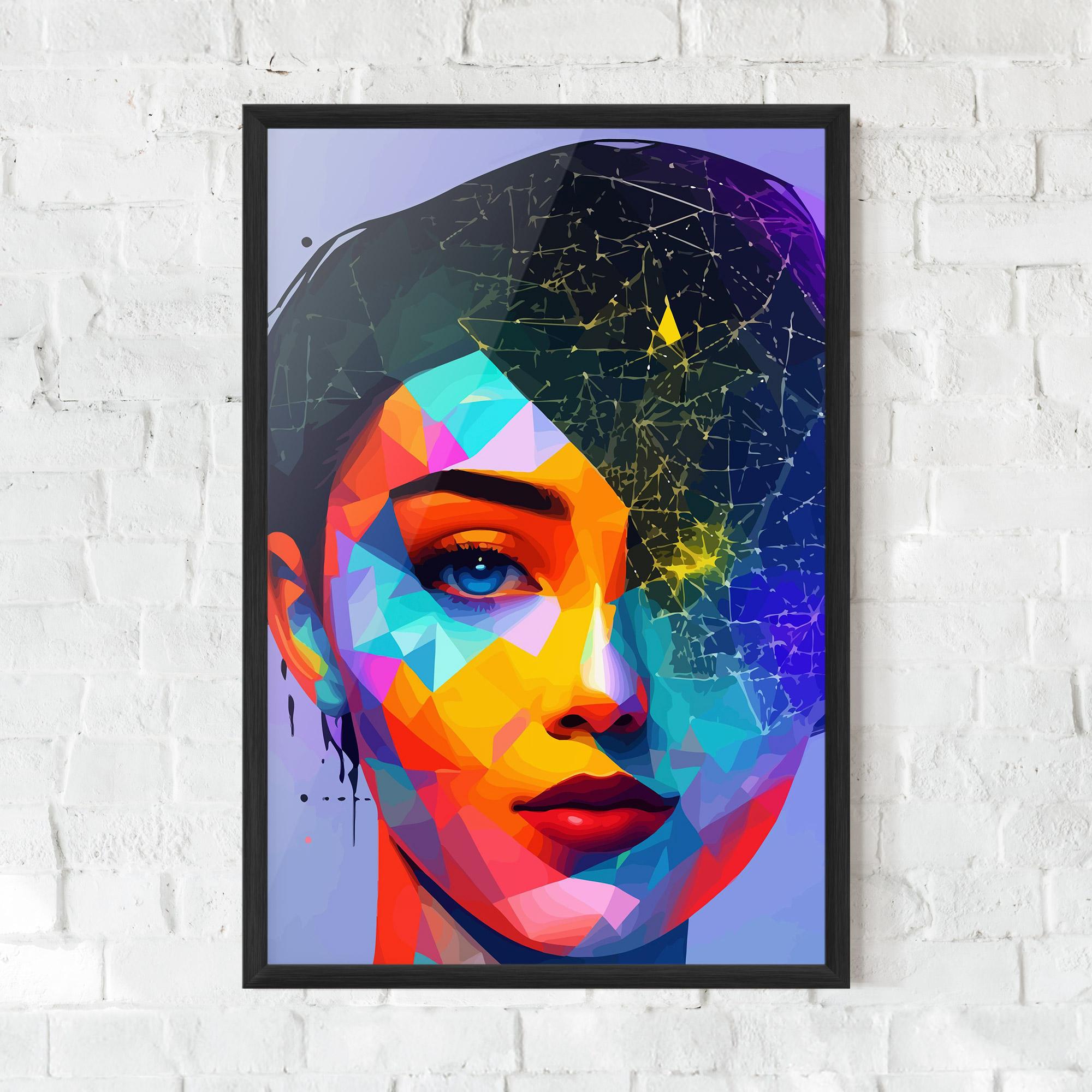 Poster Înrămat Internet Hyperrealism mockup 0