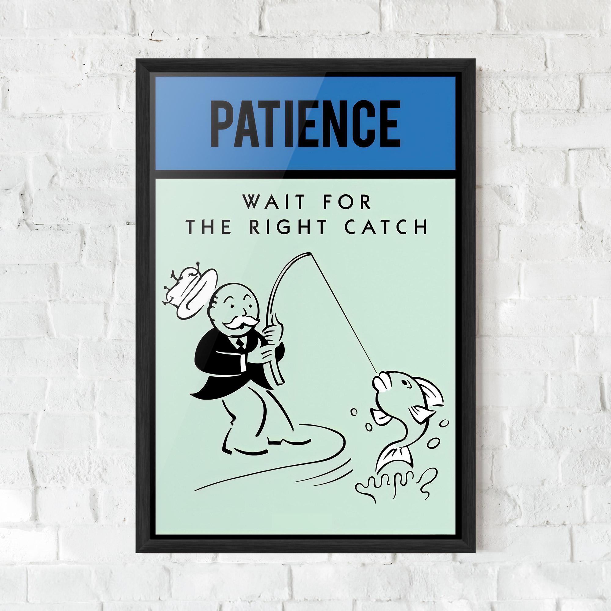 Poster Înrămat Patience mockup 0