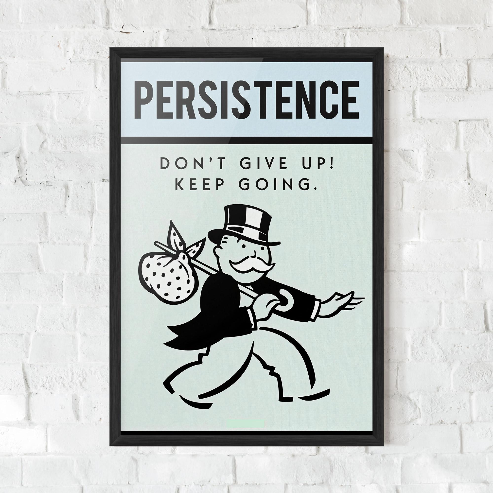 Poster Înrămat Persistence mockup 0