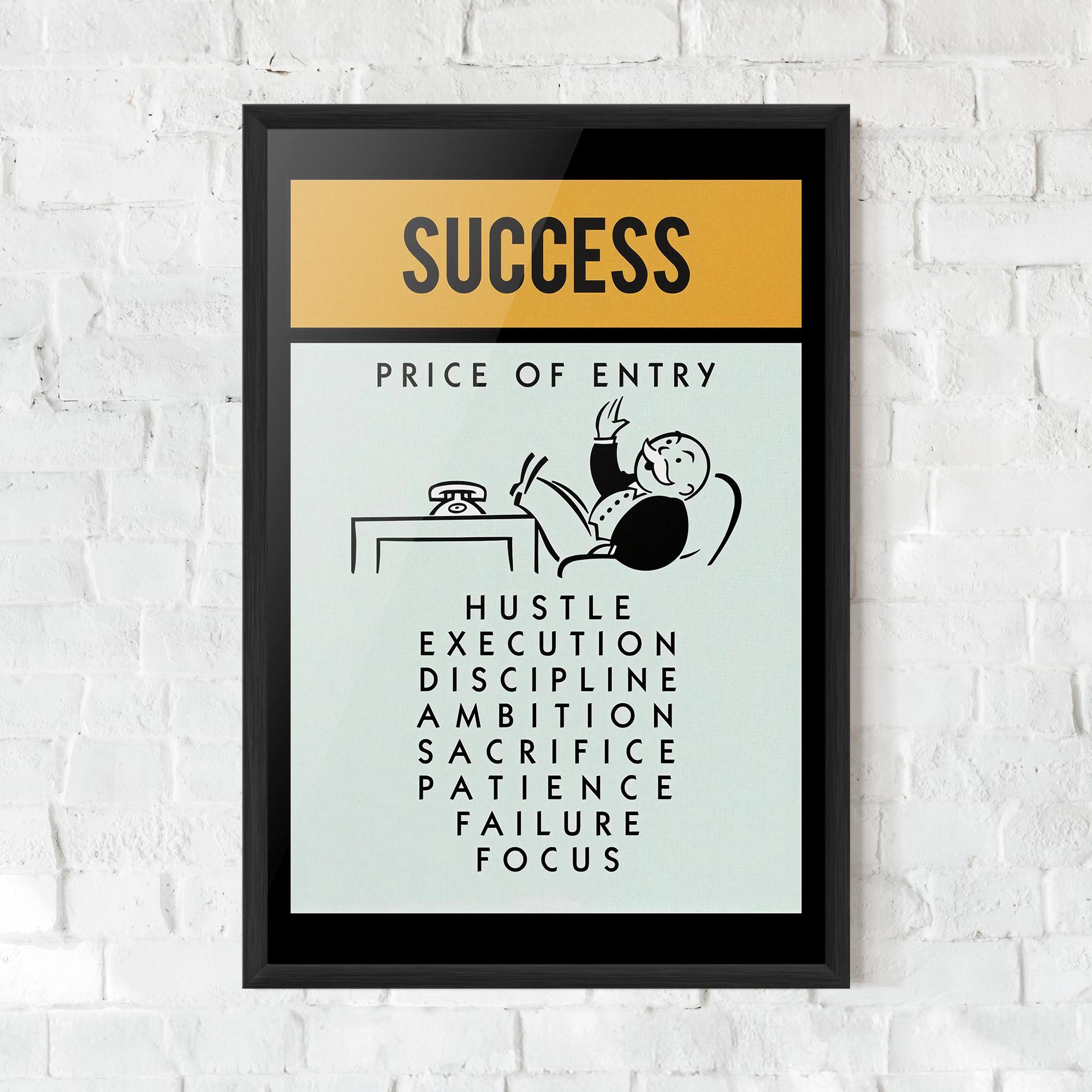 Poster Înrămat Successs mockup 0