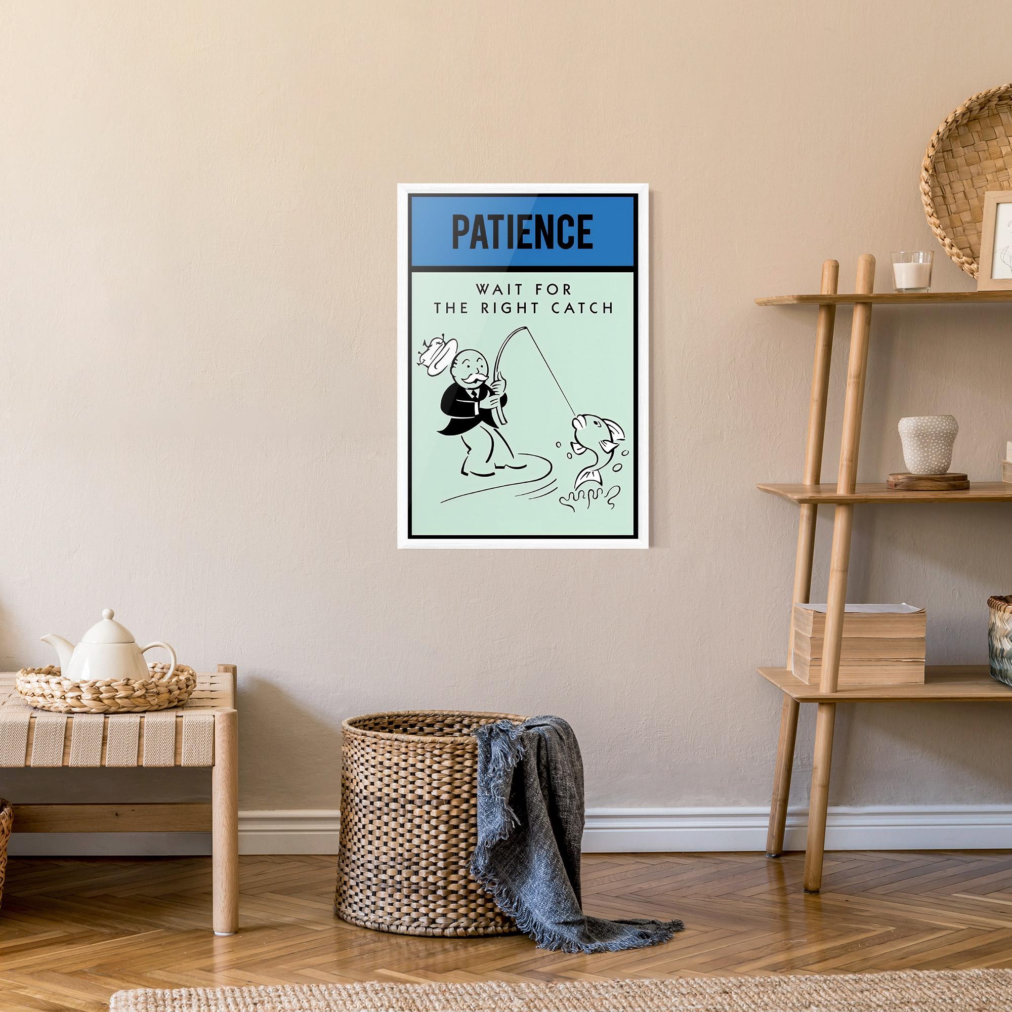 Poster Înrămat Patience mockup 9