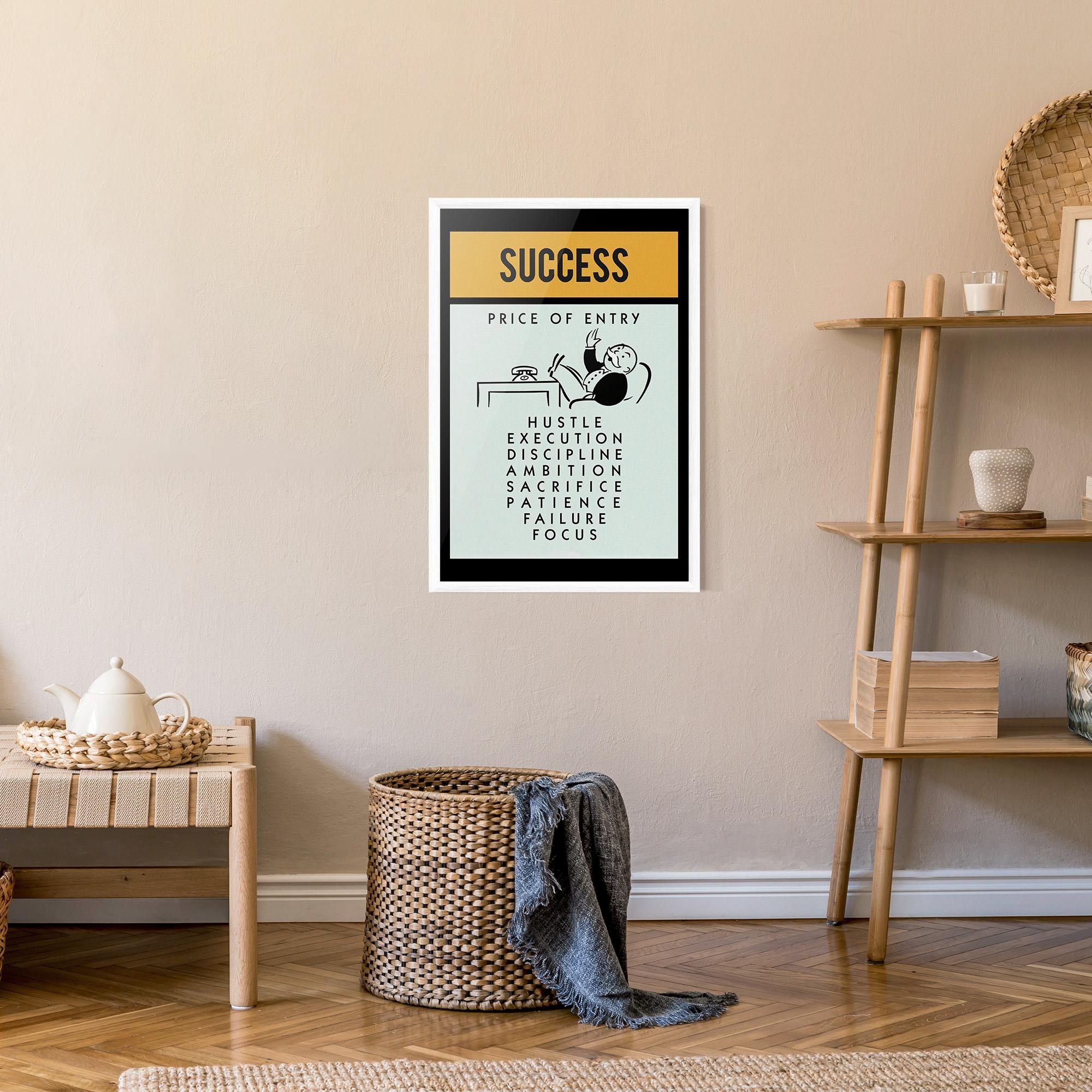 Poster Înrămat Successs mockup 9