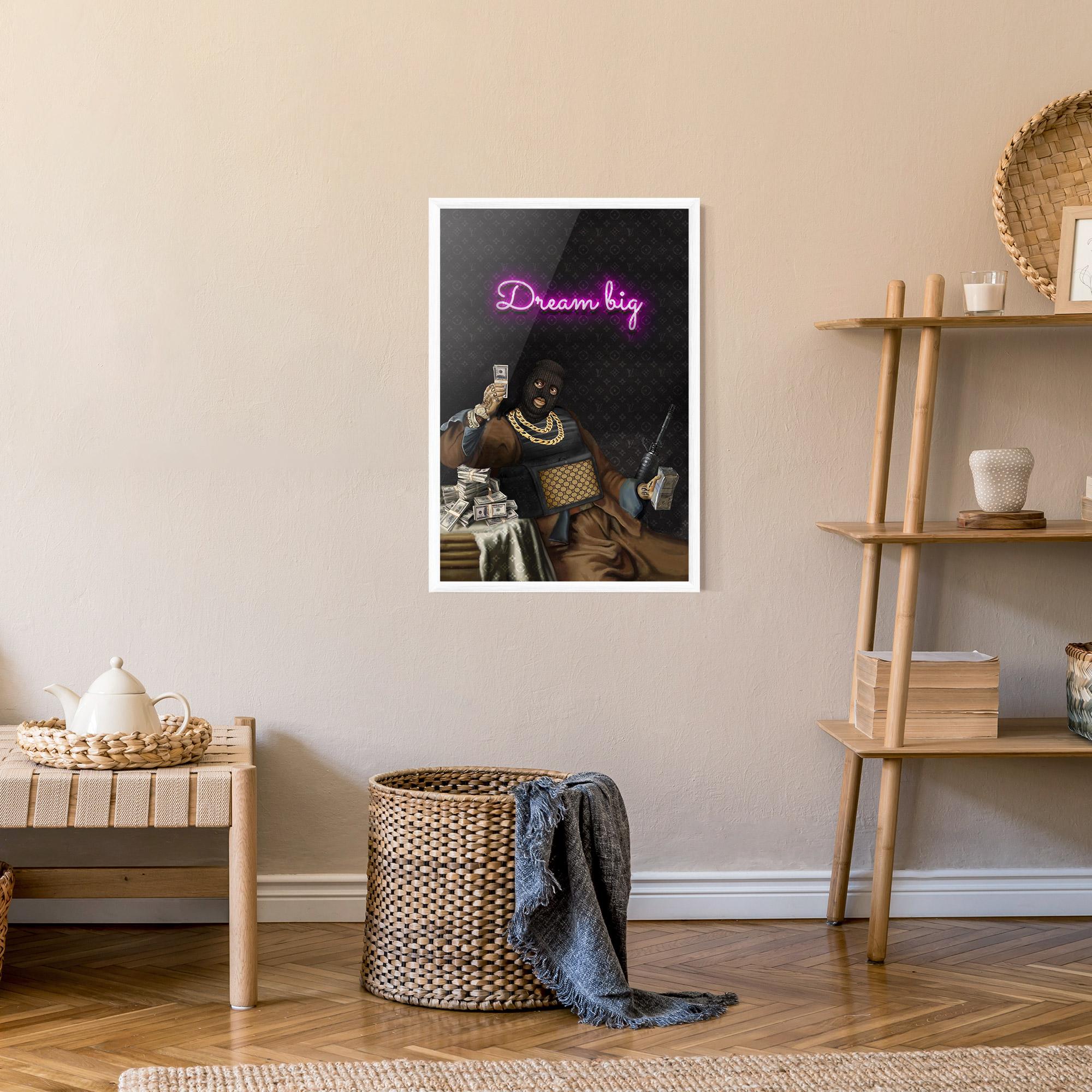Poster Înrămat The Simple Pleasures In Life mockup 9