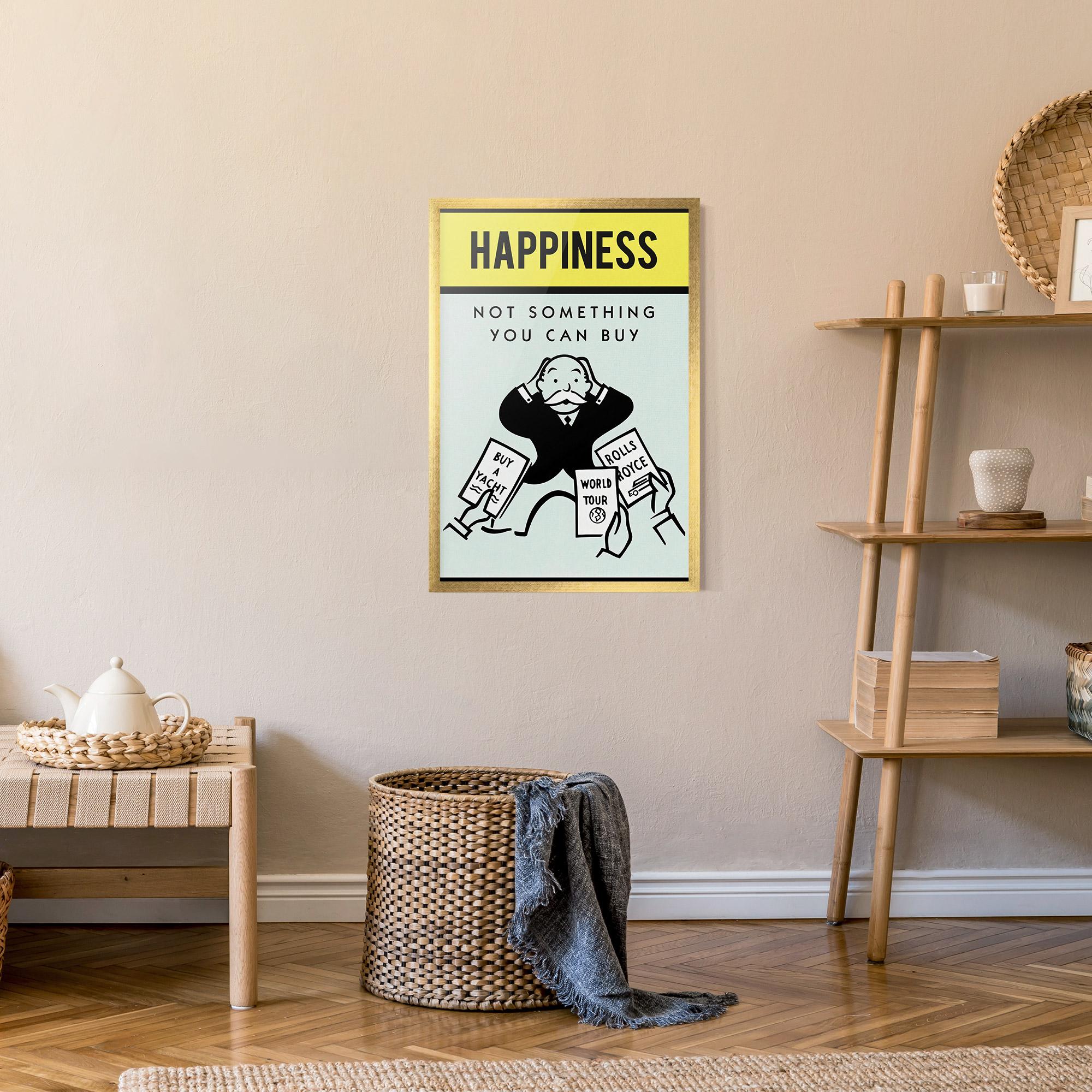 Poster Înrămat Happines mockup 9