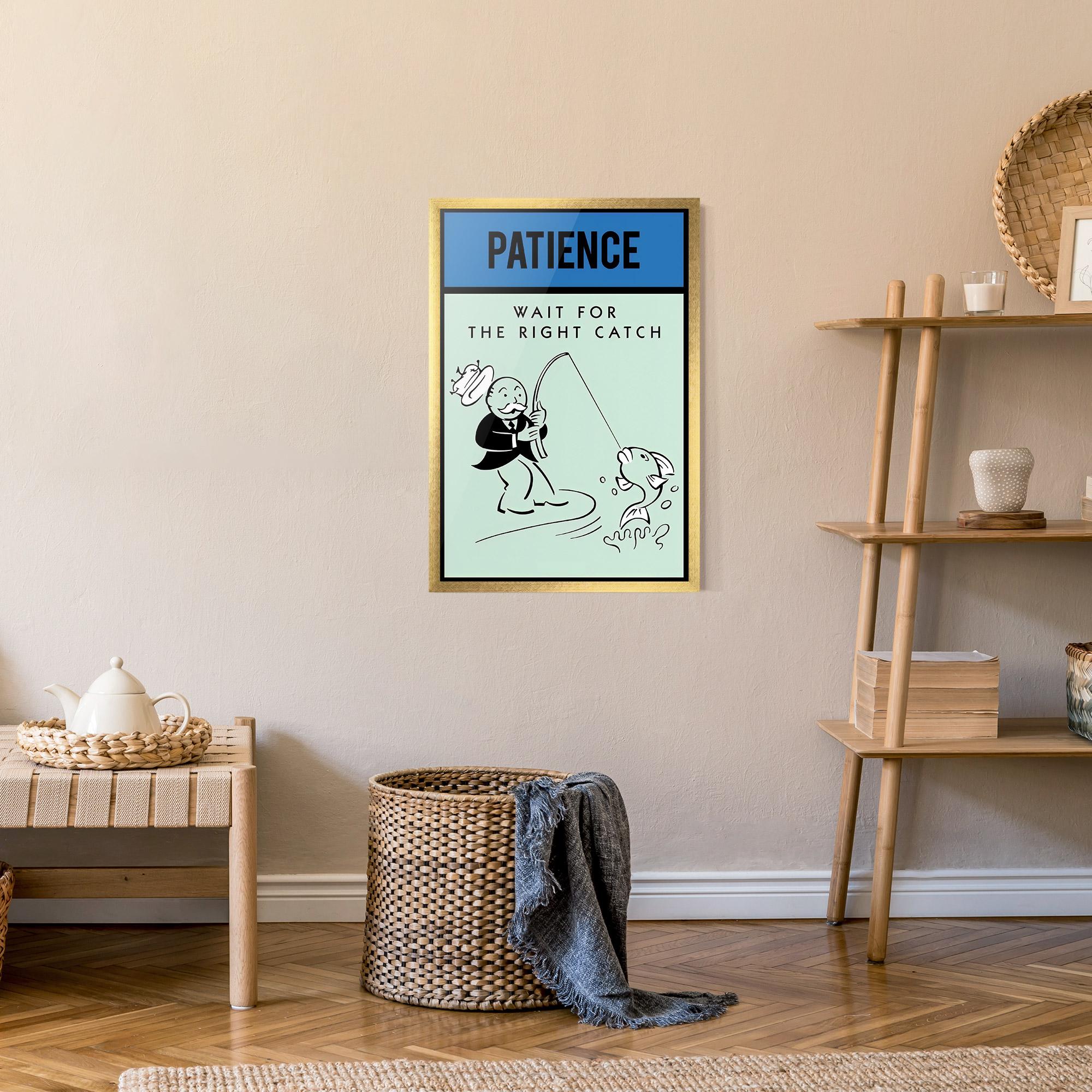Poster Înrămat Patience mockup 9
