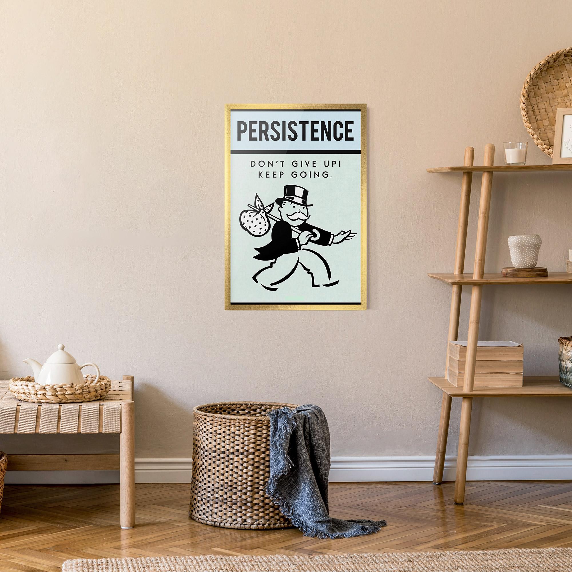 Poster Înrămat Persistence mockup 9