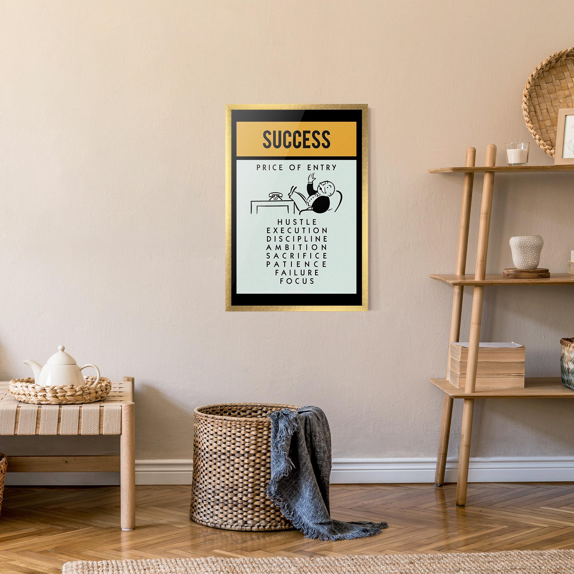 Poster Înrămat Successs mockup 9