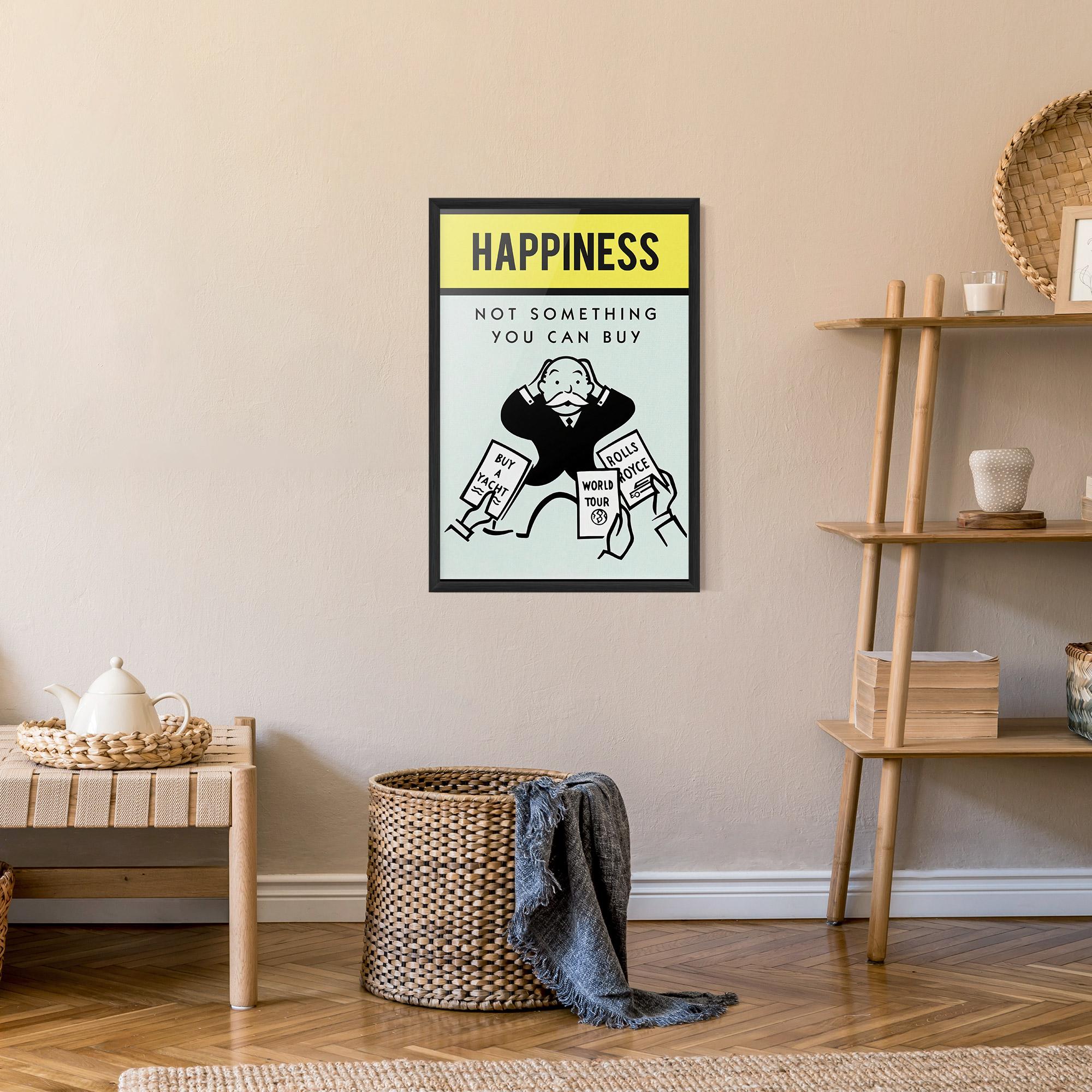 Poster Înrămat Happines mockup 9