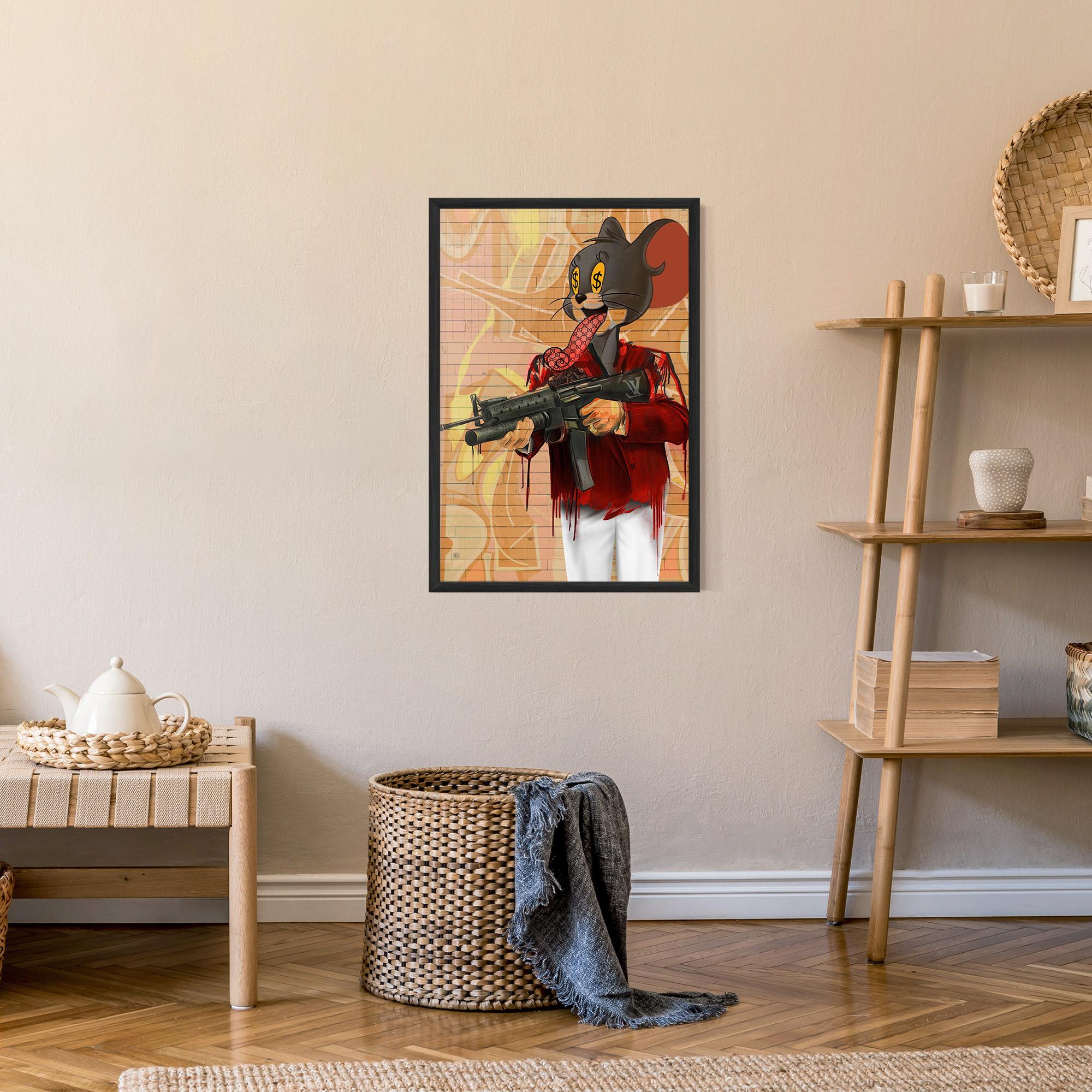 Poster Înrămat Jerry mockup 9