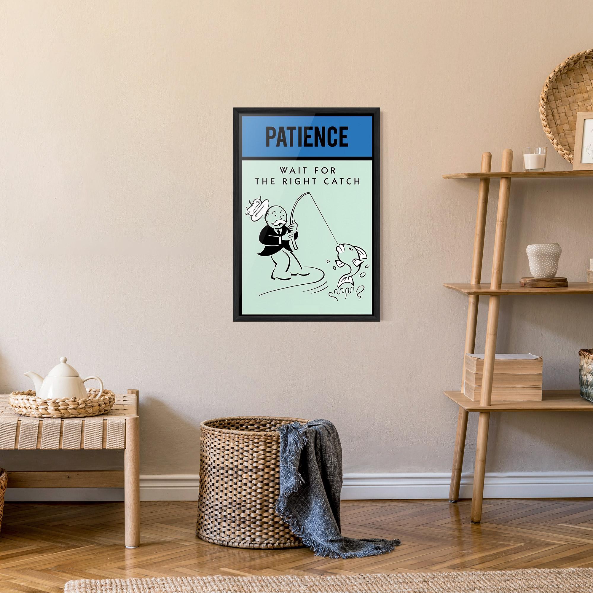 Poster Înrămat Patience mockup 9
