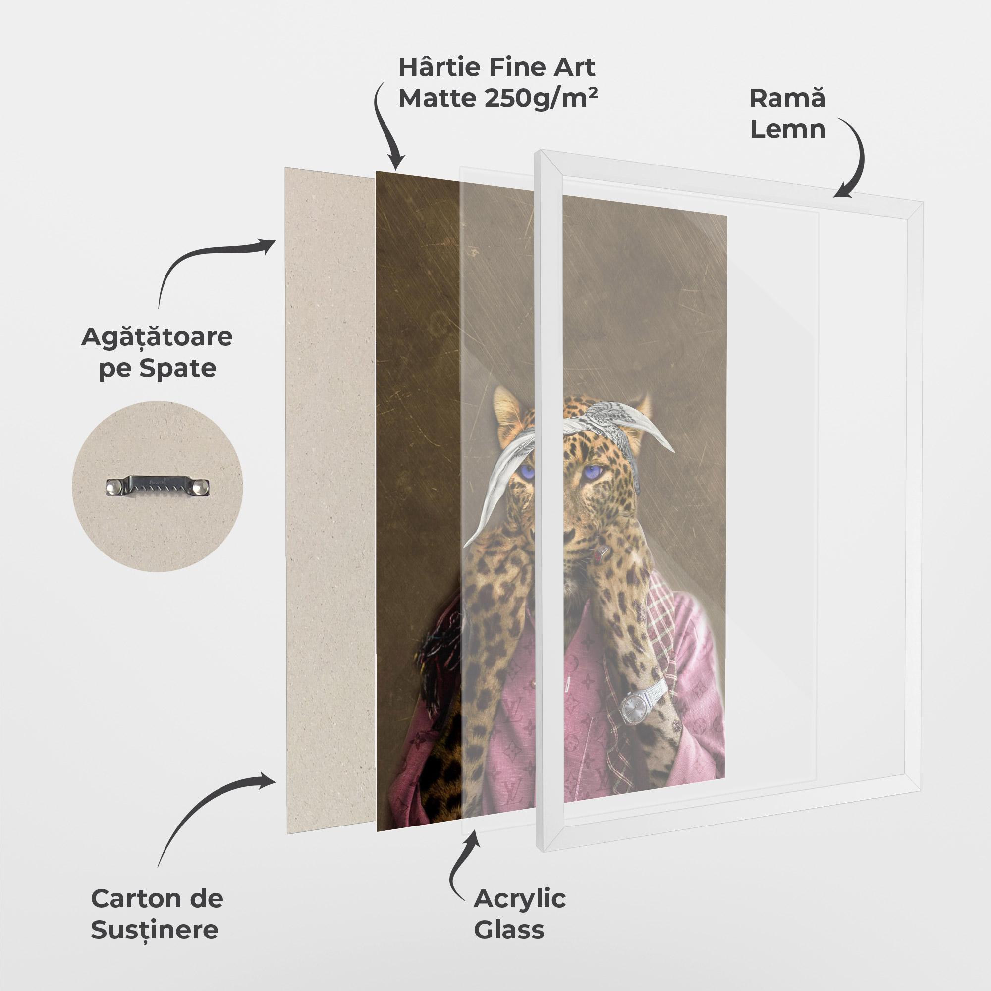 Poster Înrămat Ready To Fight mockup 1