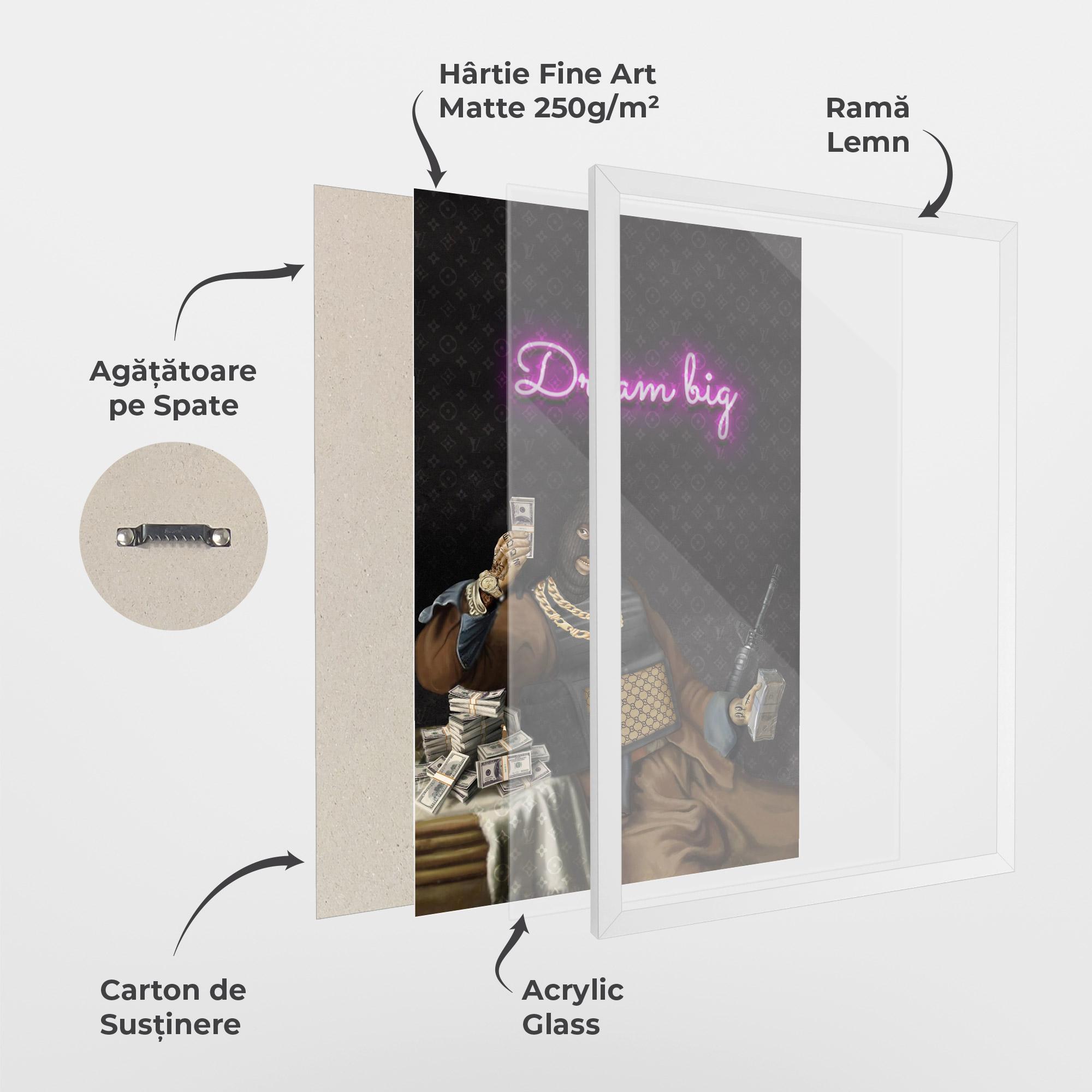 Poster Înrămat The Simple Pleasures In Life mockup 1