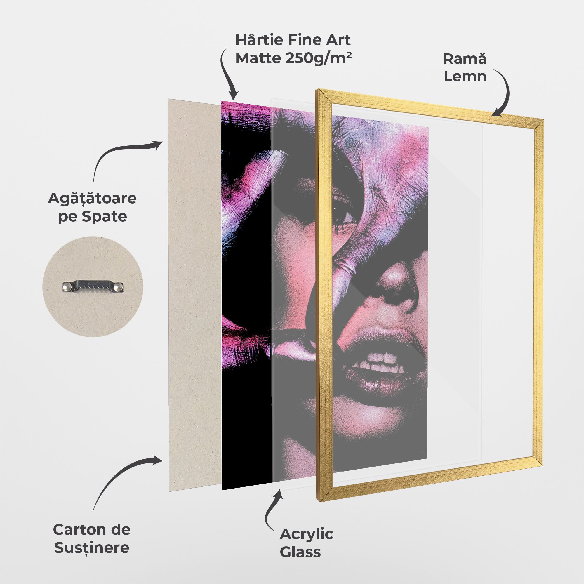 Purple Glitter Hand mockup 1