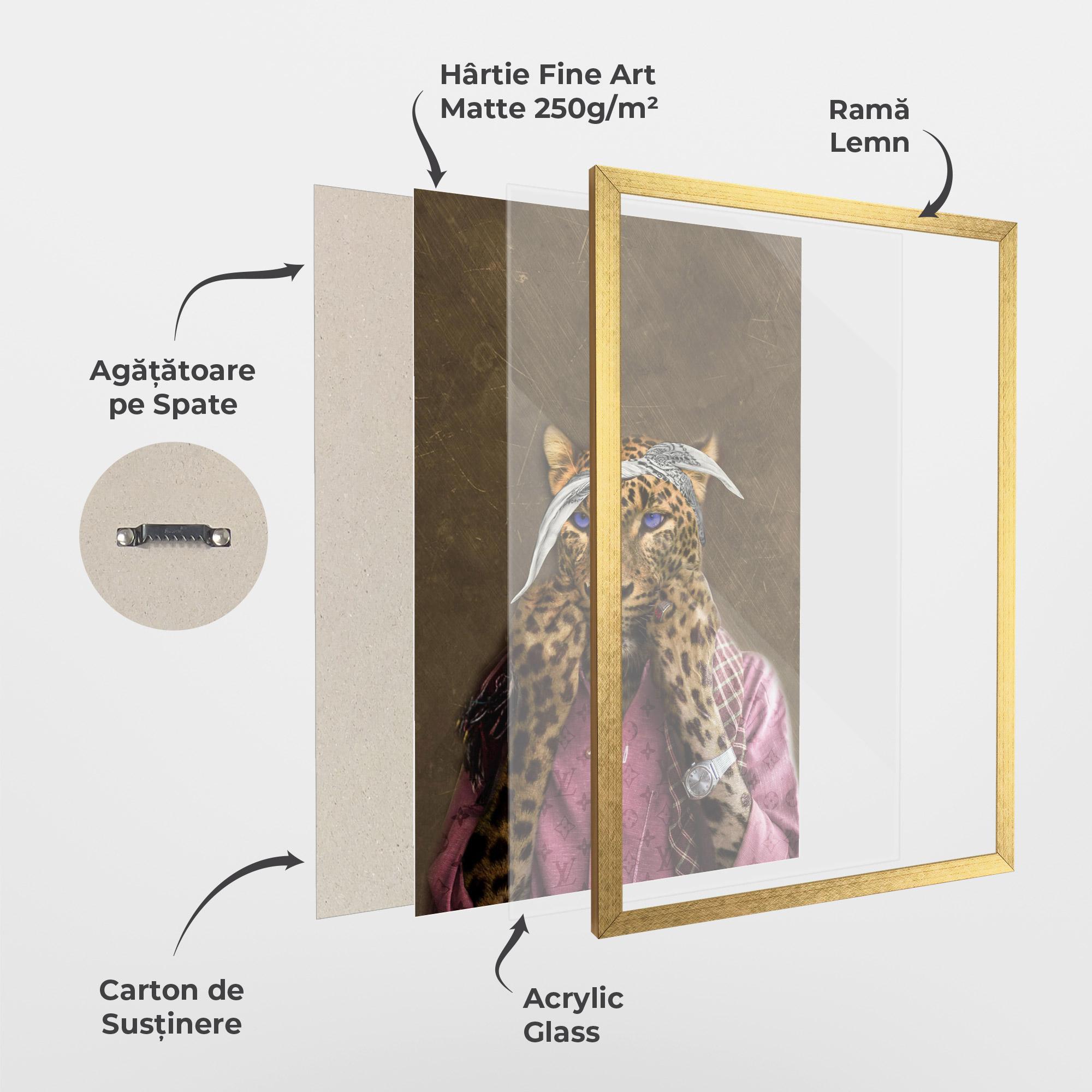 Poster Înrămat Ready To Fight mockup 1