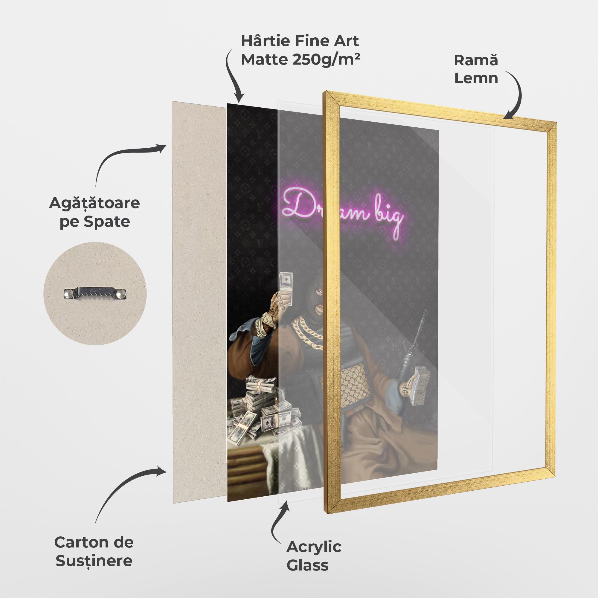 Poster Înrămat The Simple Pleasures In Life mockup 1