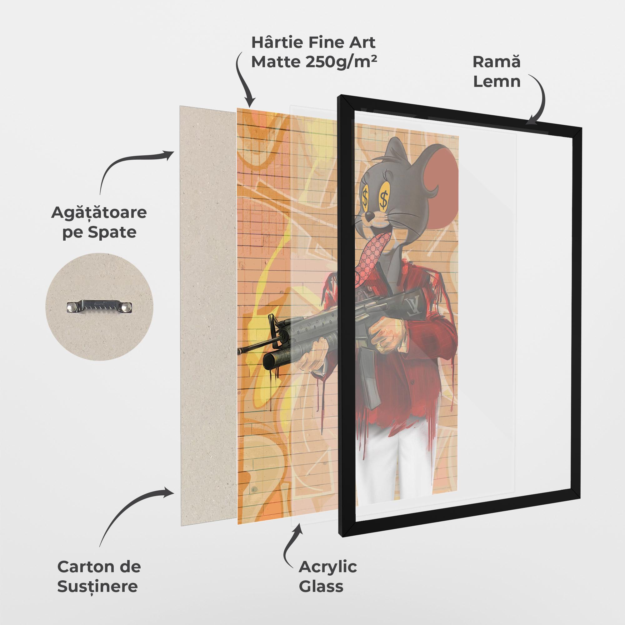 Poster Înrămat Jerry mockup 1