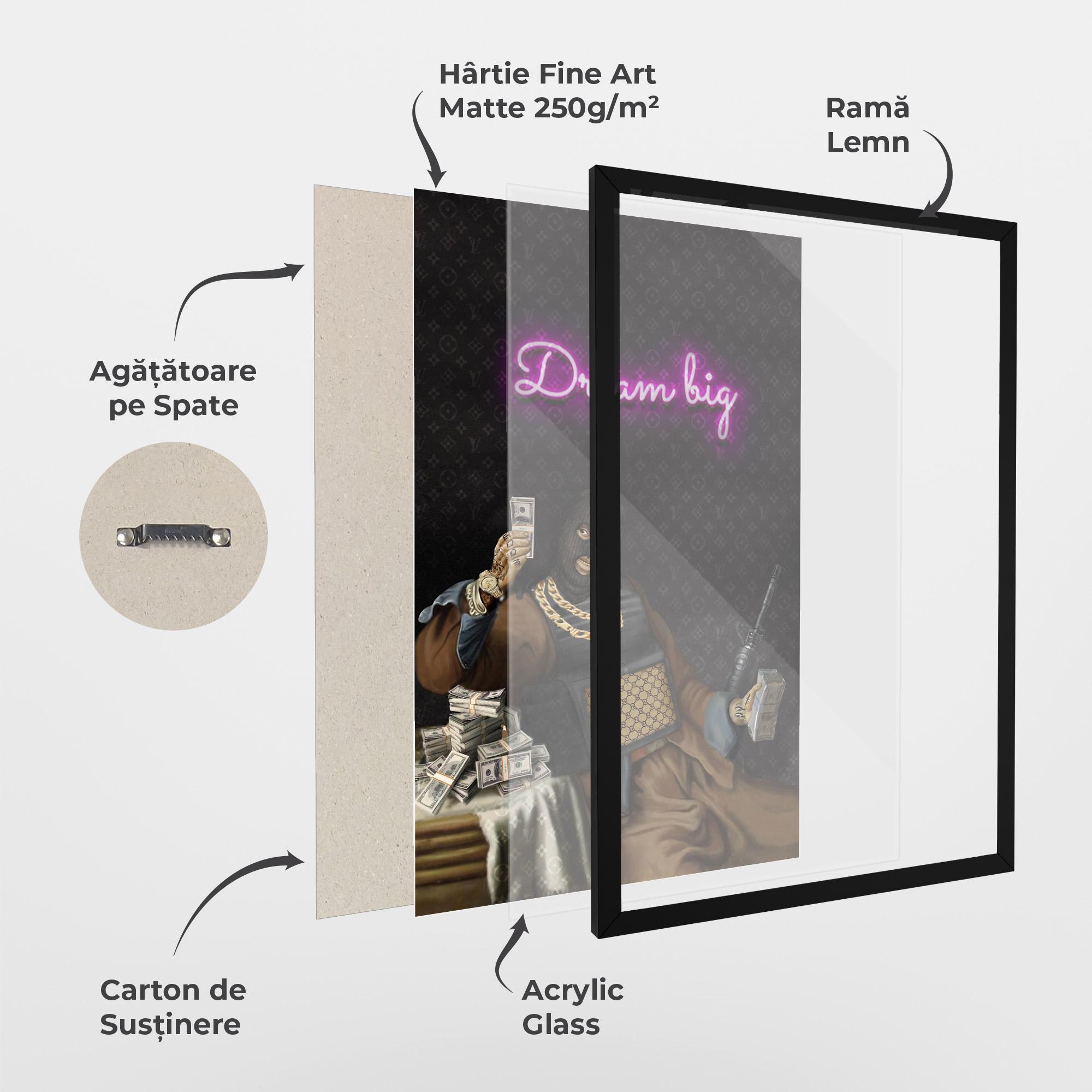 Poster Înrămat The Simple Pleasures In Life mockup 1