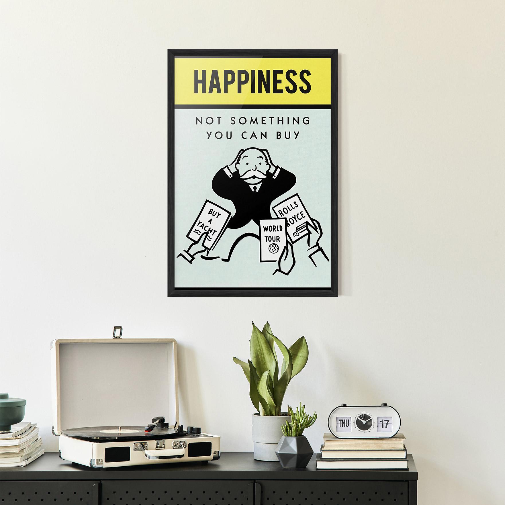 Poster Înrămat Happines mockup 2