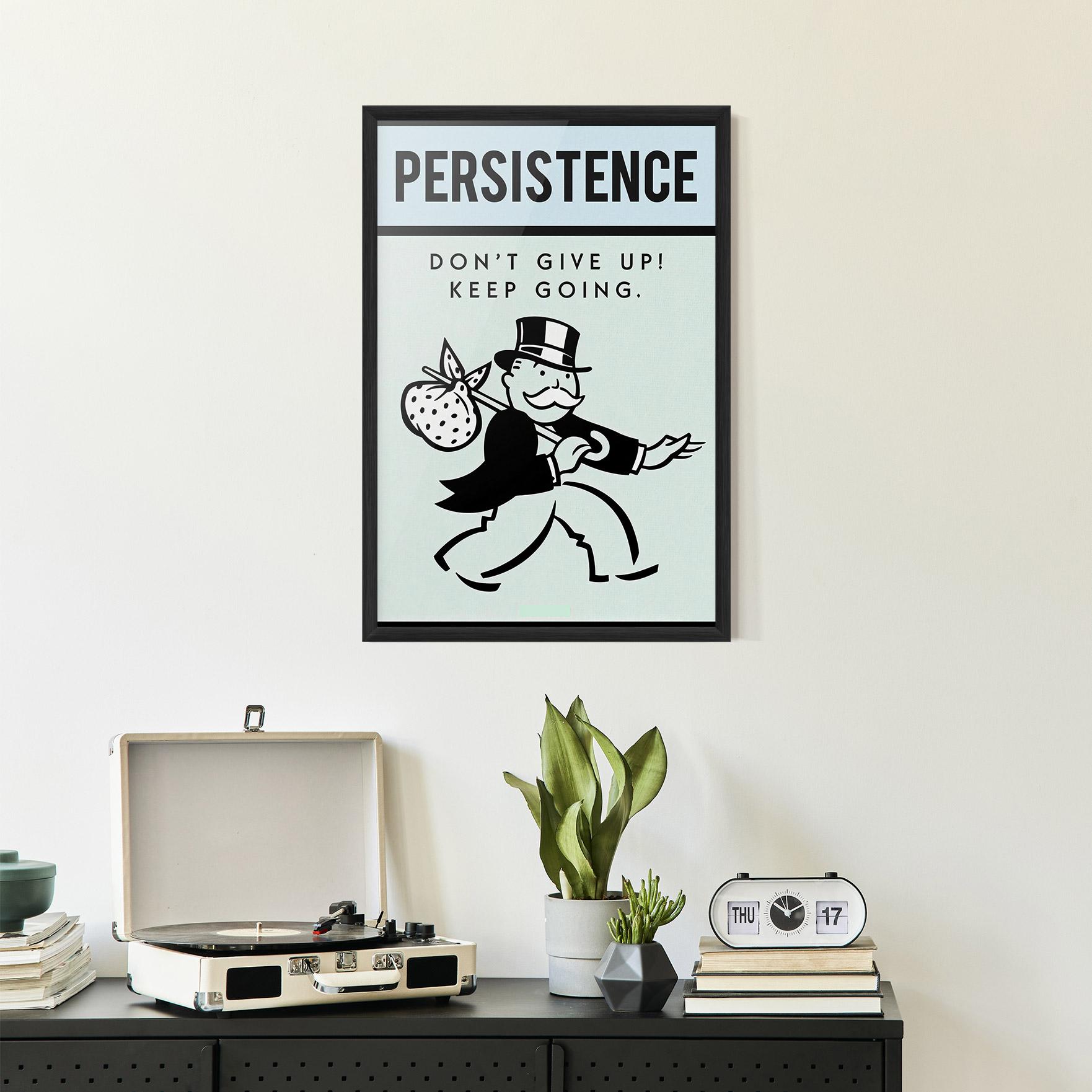 Poster Înrămat Persistence mockup 2