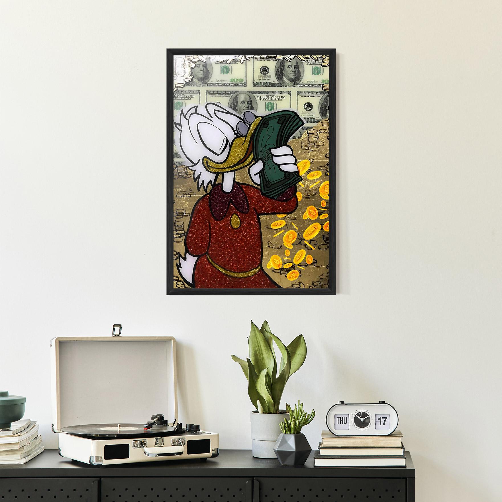 Poster Înrămat Smell Like Money mockup 2