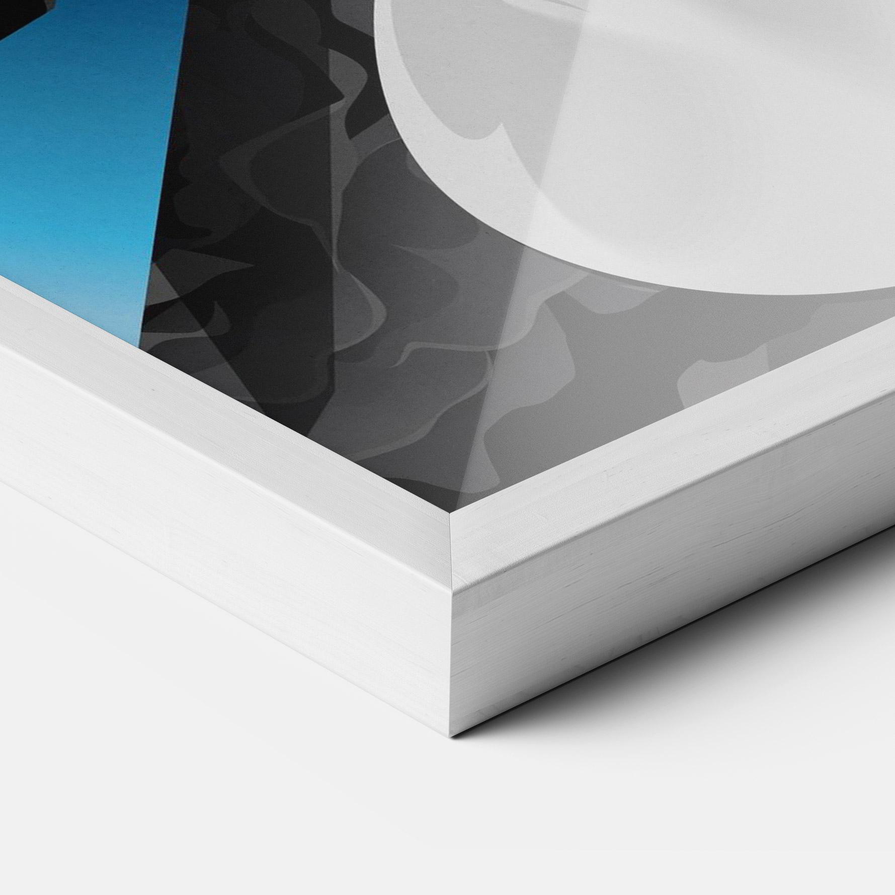 Poster Înrămat Black Rose Statue mockup 3