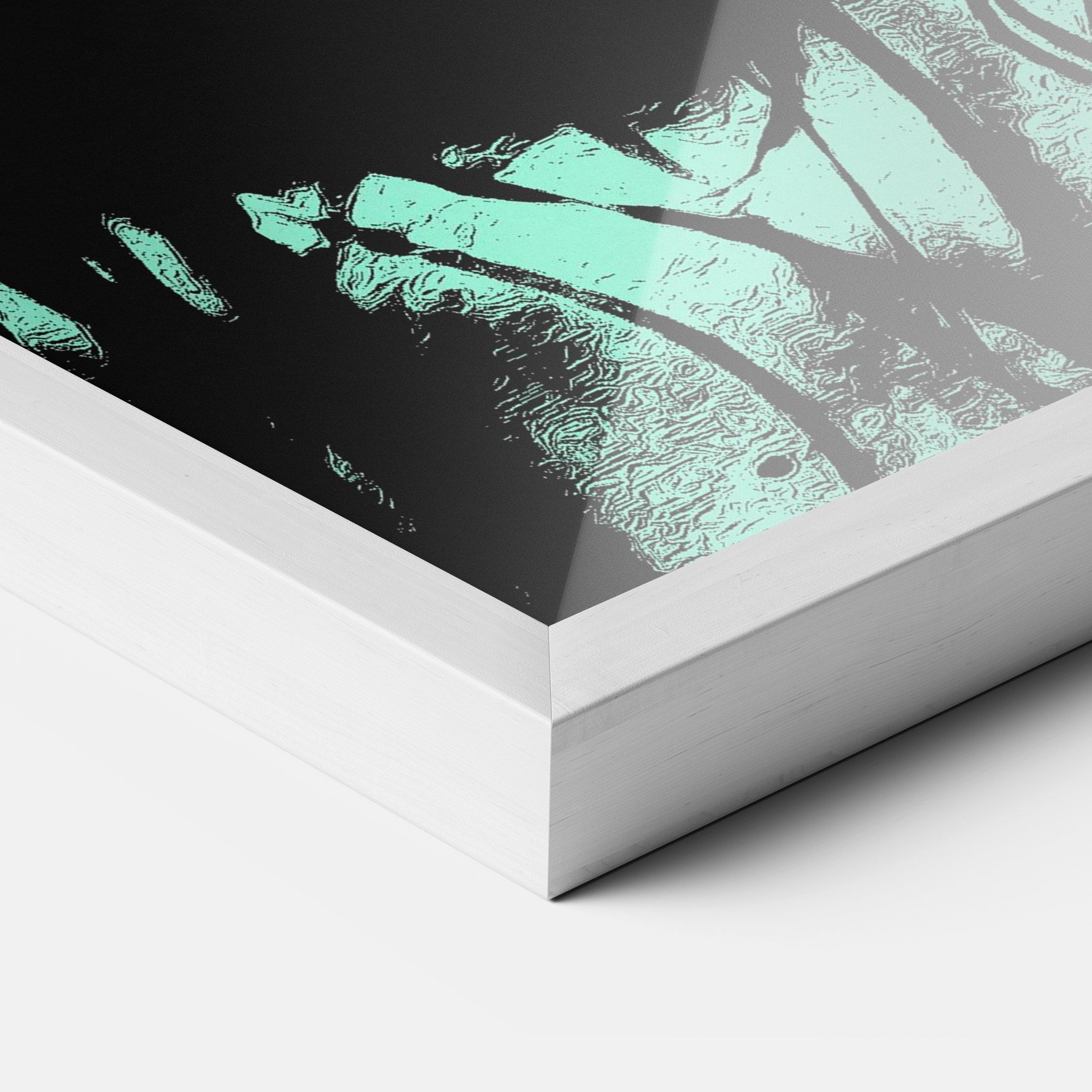 Green Light Girl mockup 3