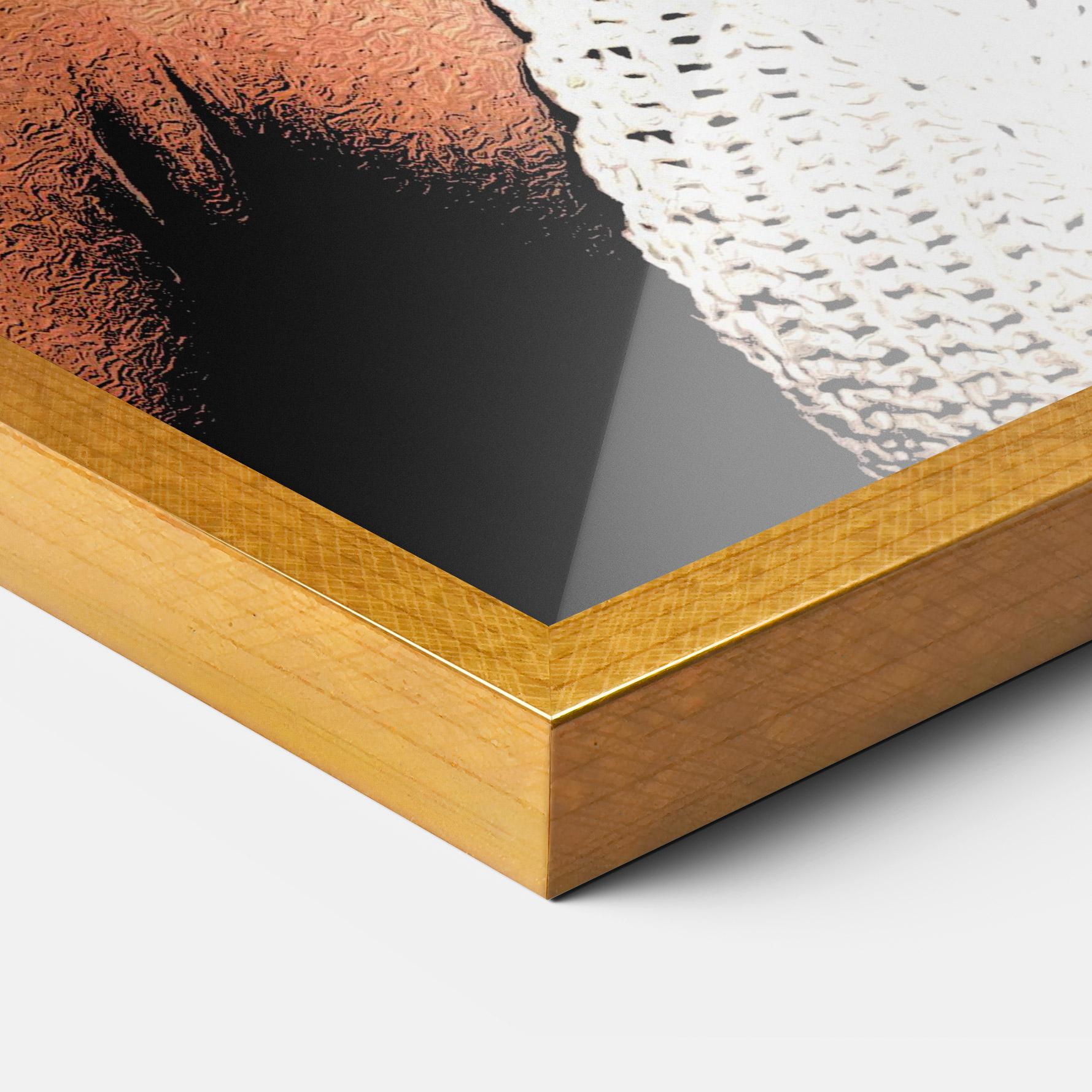 Poster Înrămat Black Pearls Lady mockup 3