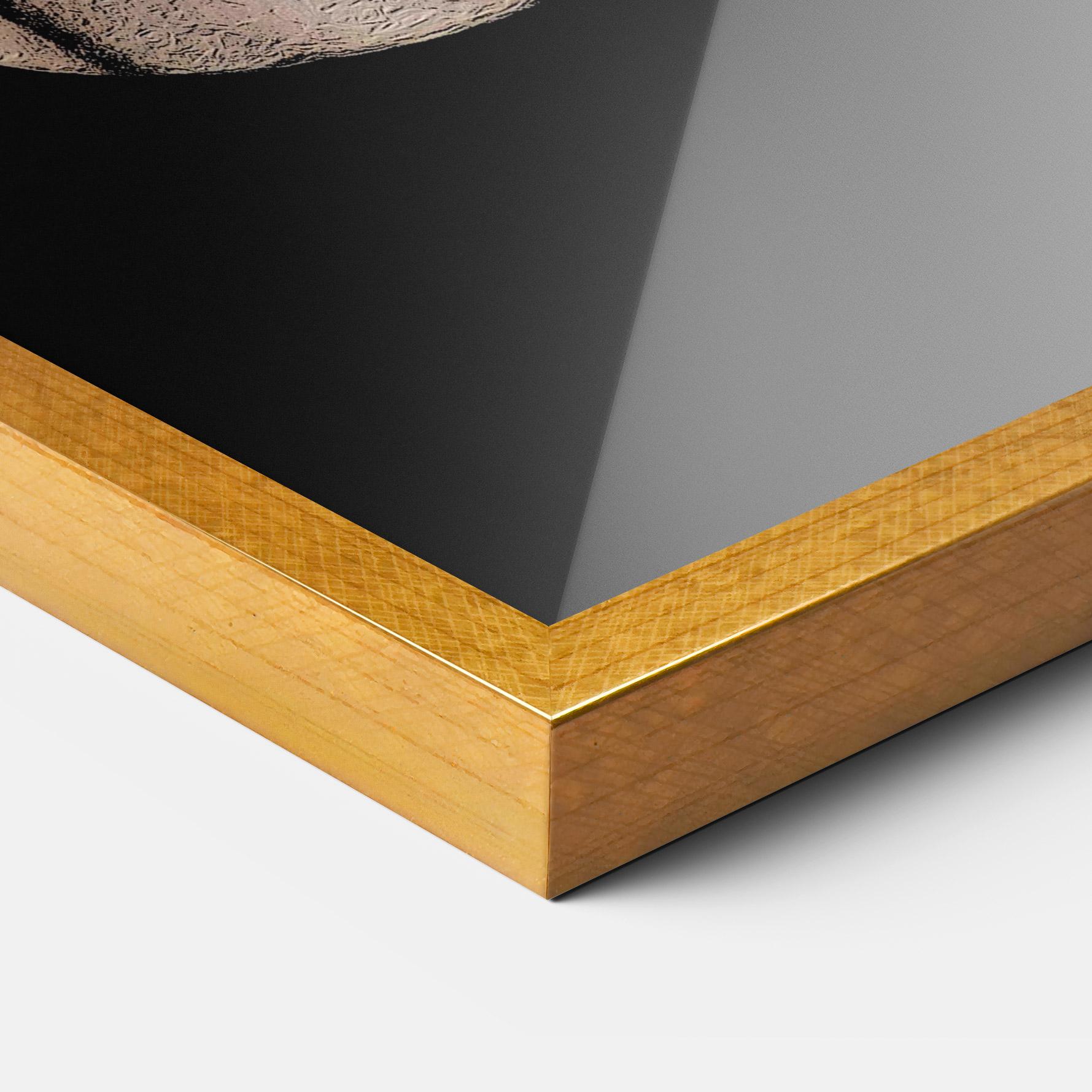 Poster Înrămat Blue Eyes Lady mockup 3