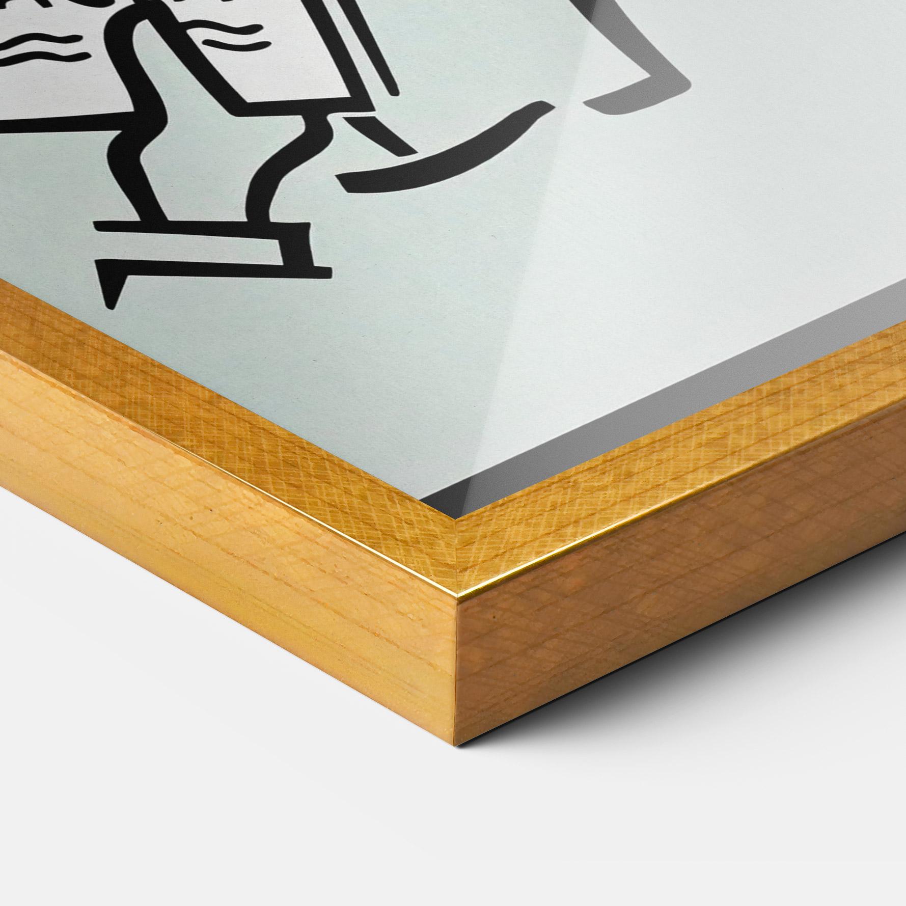 Poster Înrămat Happines mockup 3