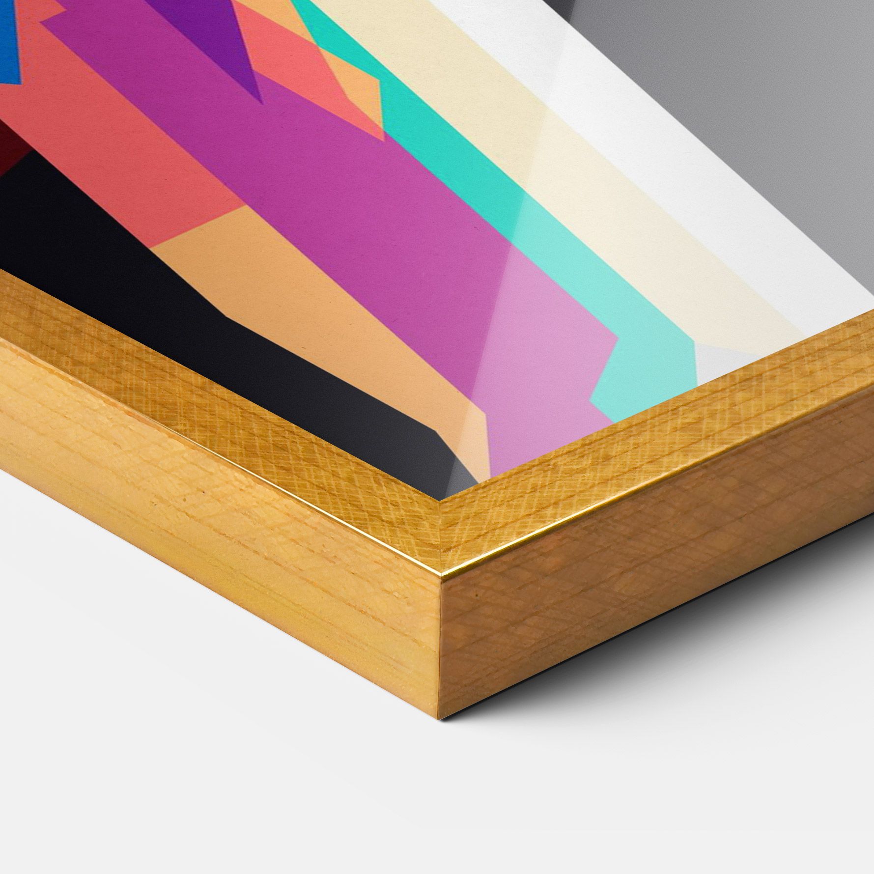 Polygonal Pretty Girl mockup 3