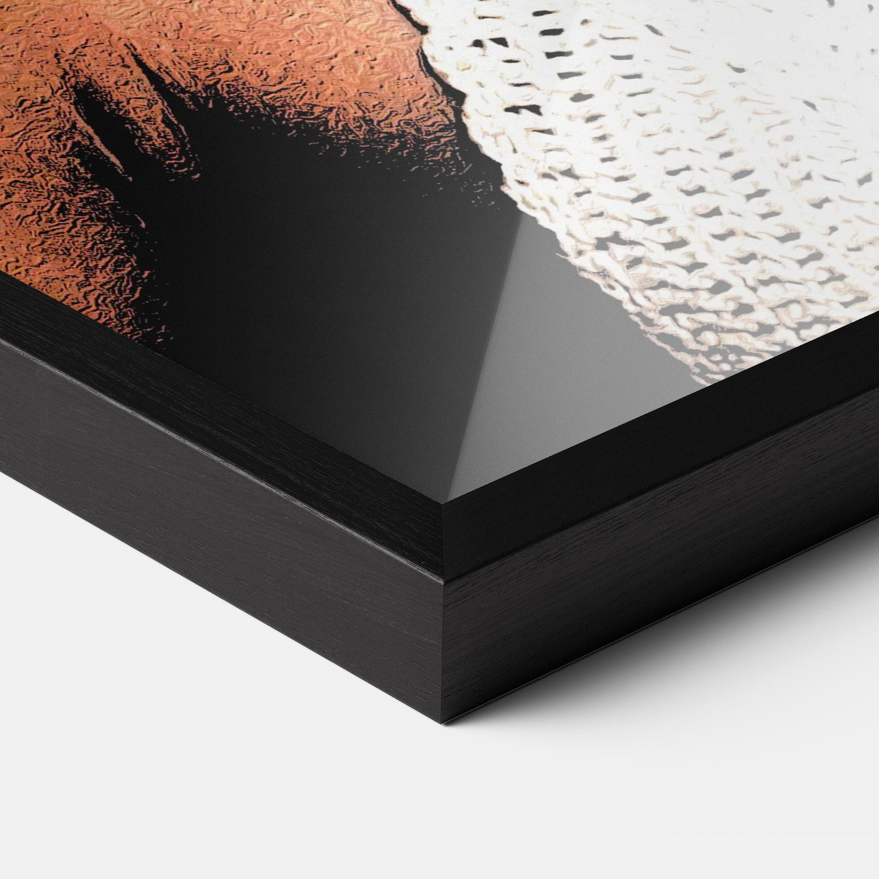 Poster Înrămat Black Pearls Lady mockup 3