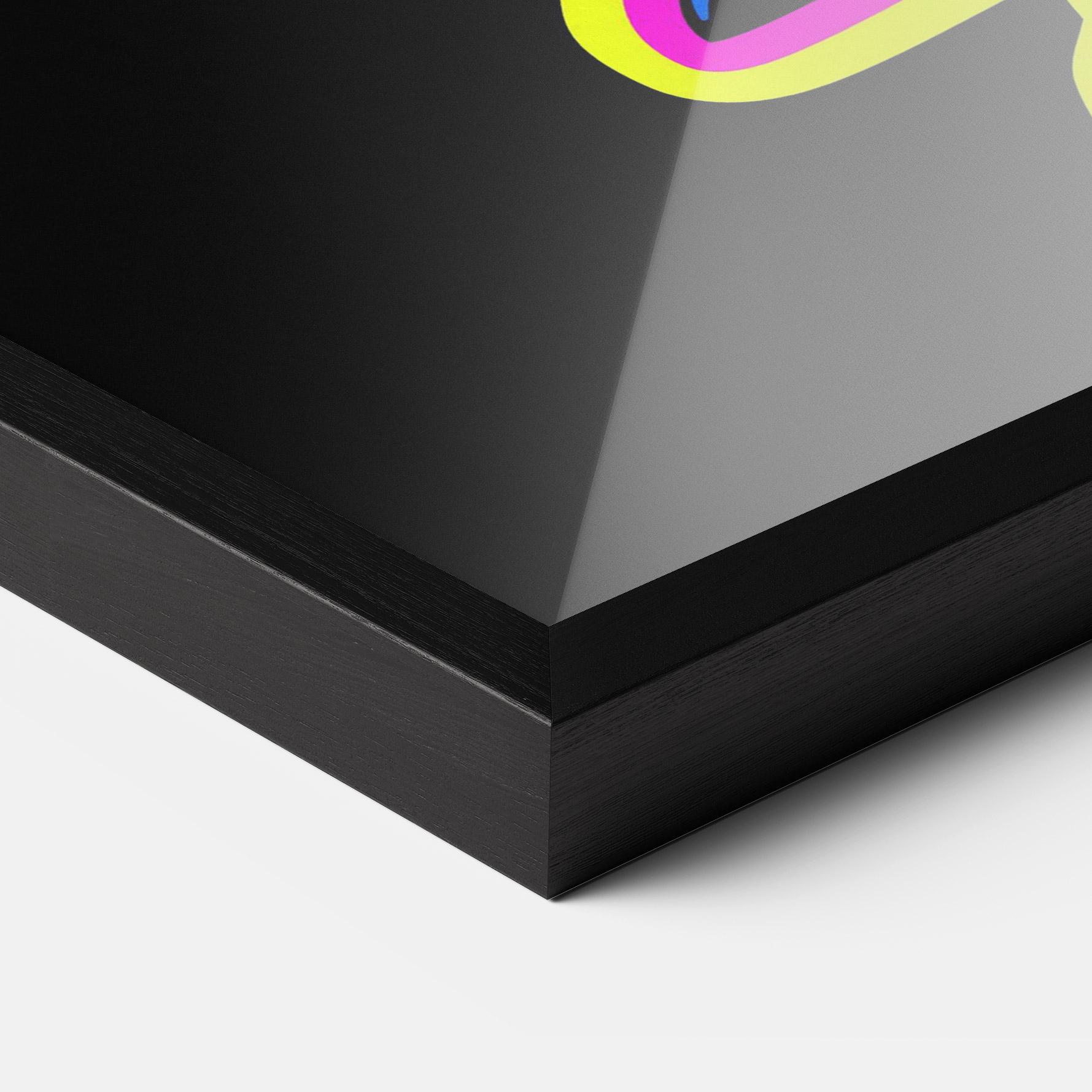 Poster Înrămat Guitarist Art mockup 3