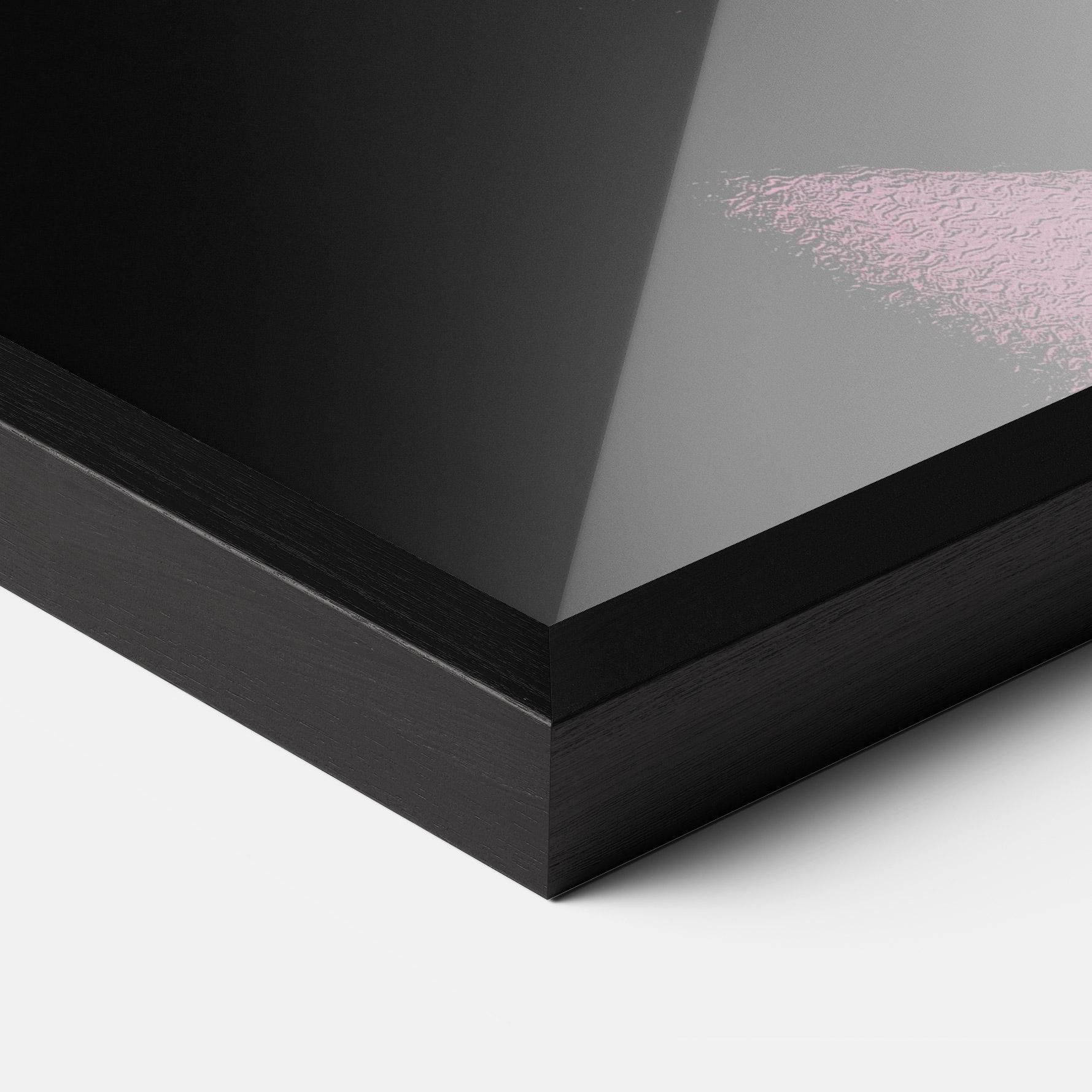 Poster Înrămat Purple Glitter Hand mockup 3