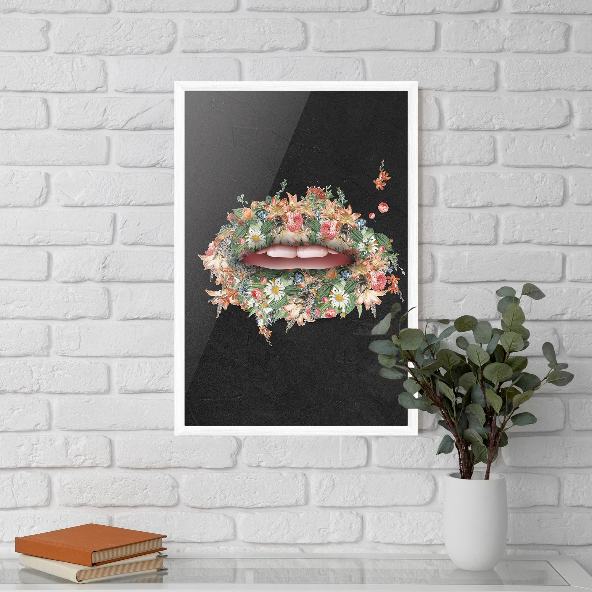 Flowers Lips mockup 5