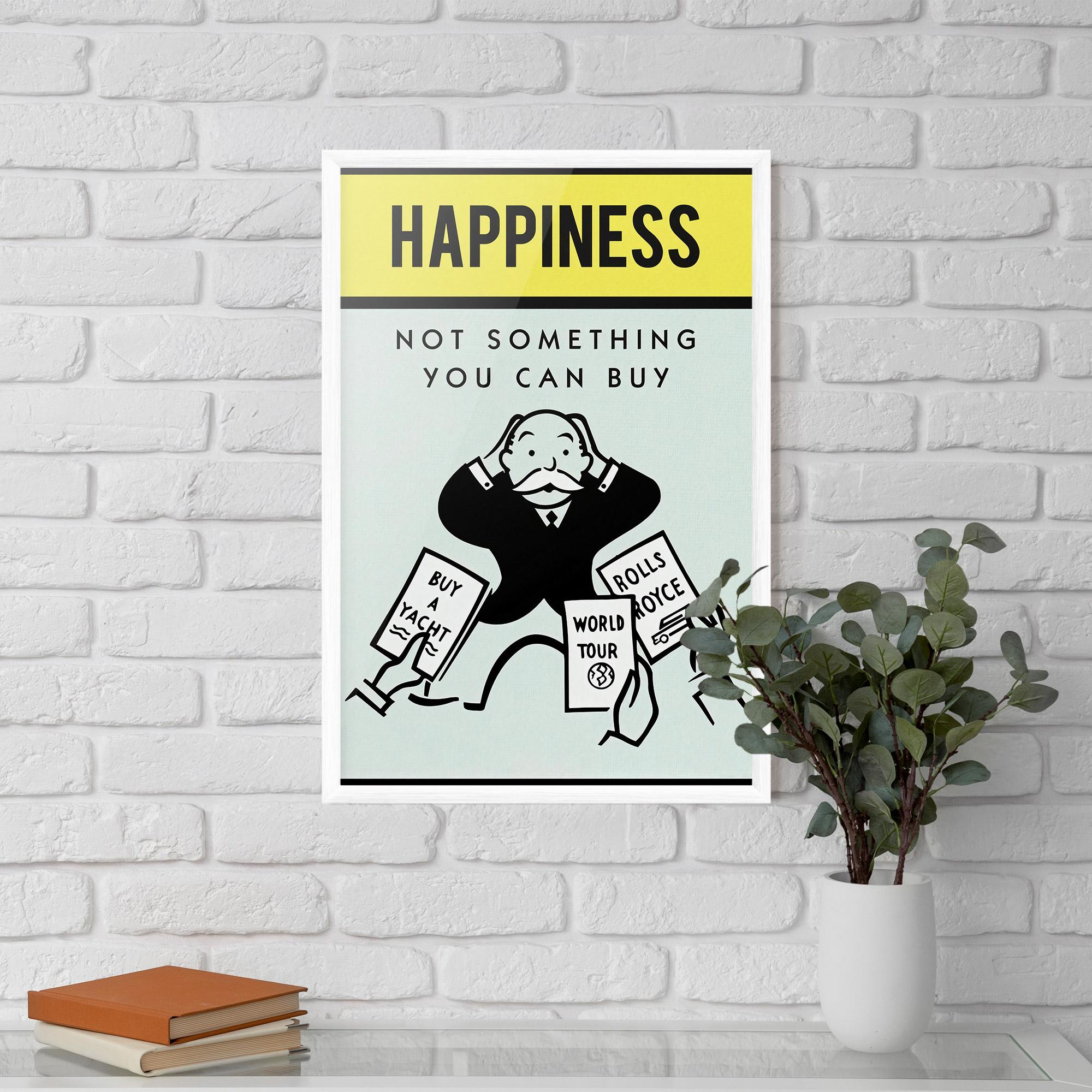 Poster Înrămat Happines mockup 5