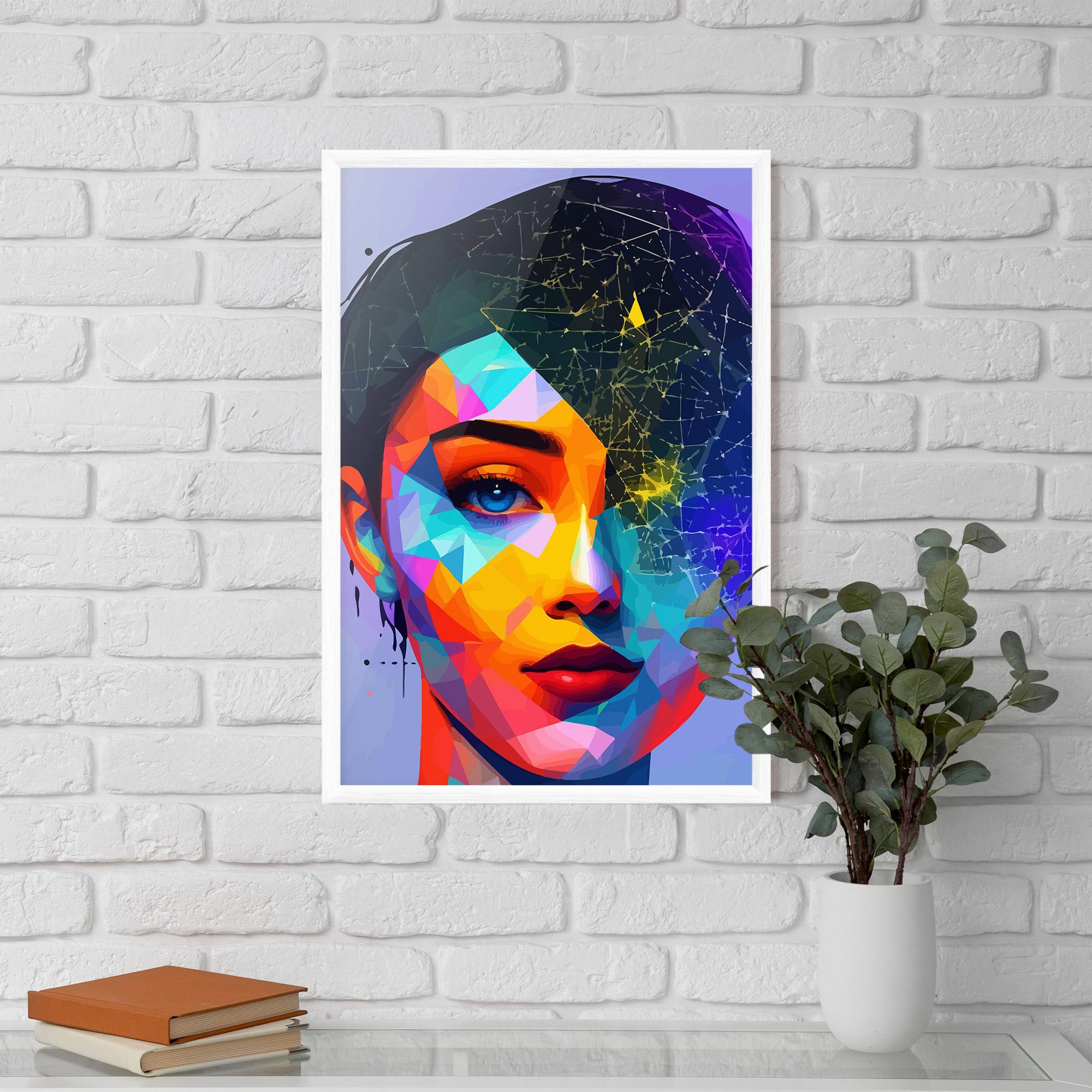 Poster Înrămat Internet Hyperrealism mockup 5